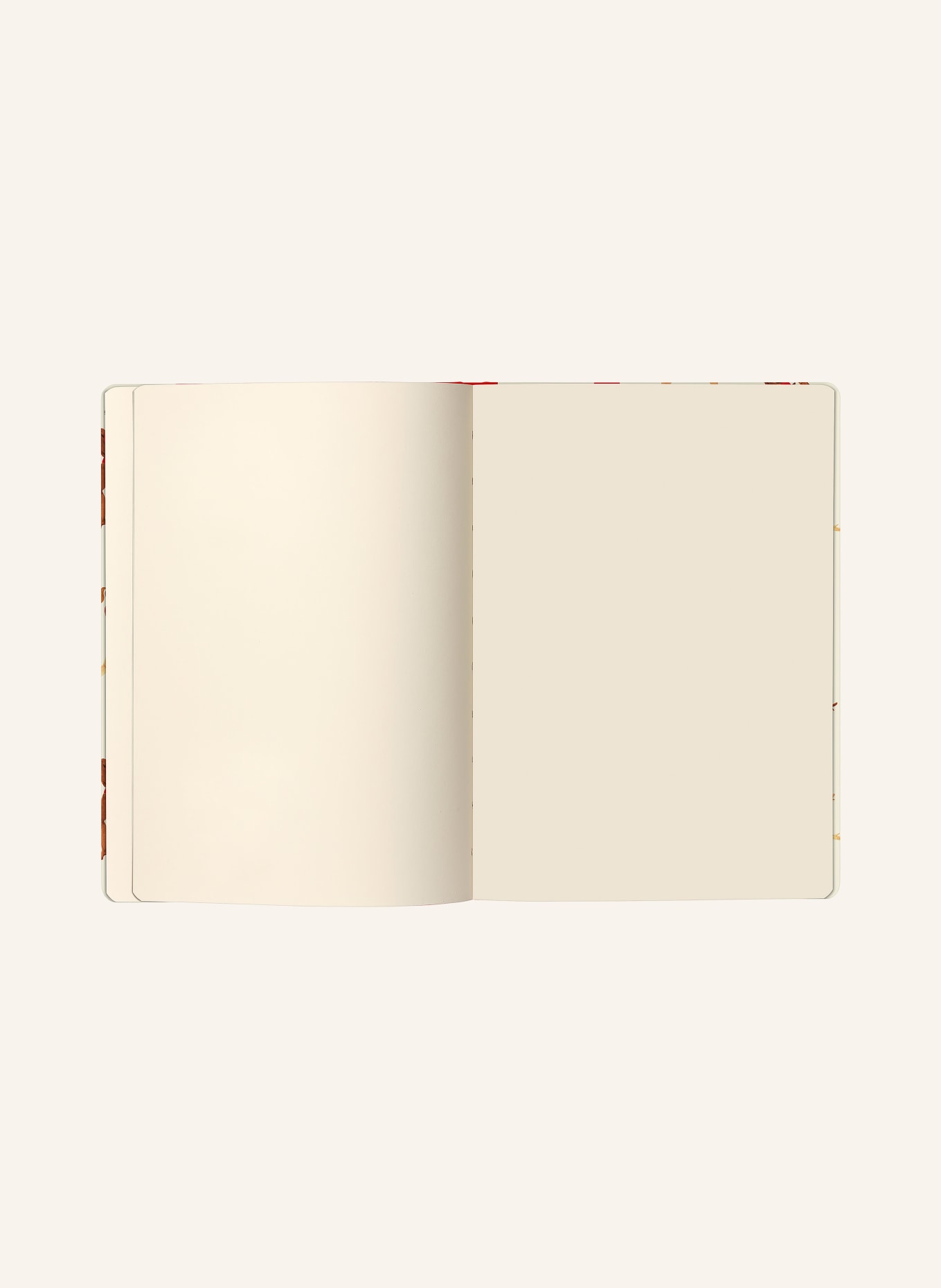 CARAN d'ACHE Malbuch NINA COSFORD: CREME / DUNKELBRAUN / ROT