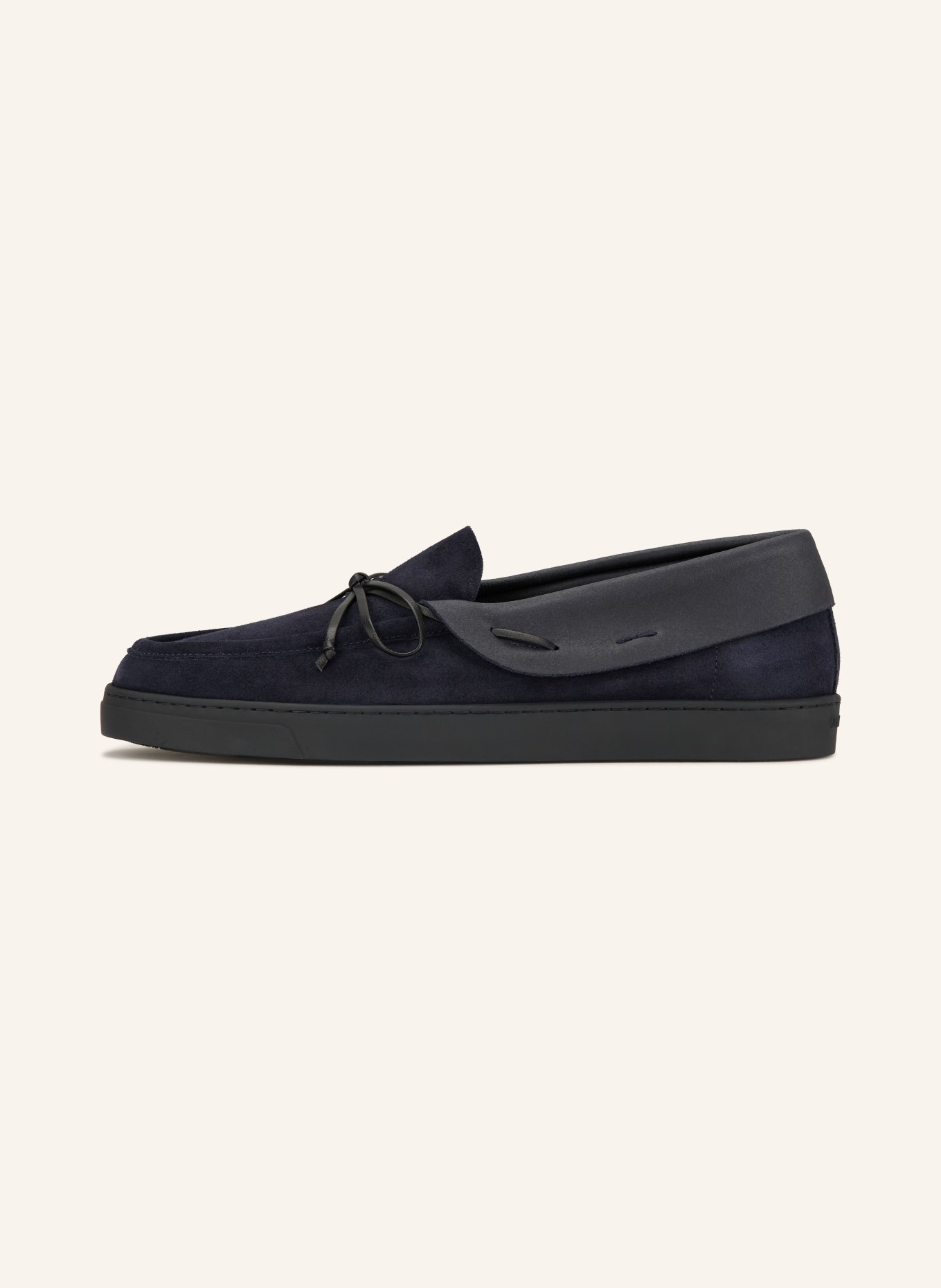 GIORGIO ARMANI Loafers: DARK BLUE / BLACK