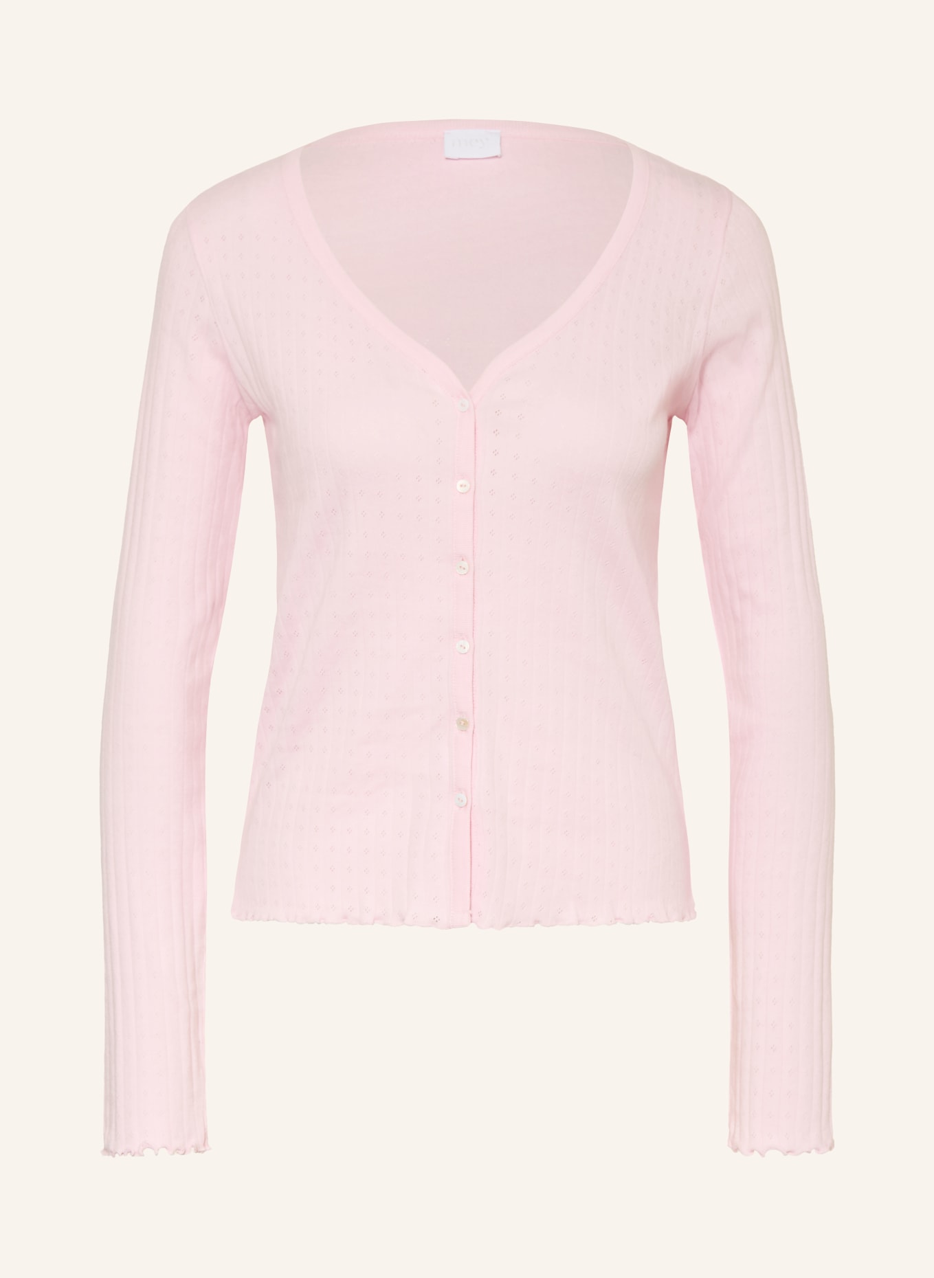 mey Lounge-Jacke Serie POINTELLE DREAMS: HELLROSA