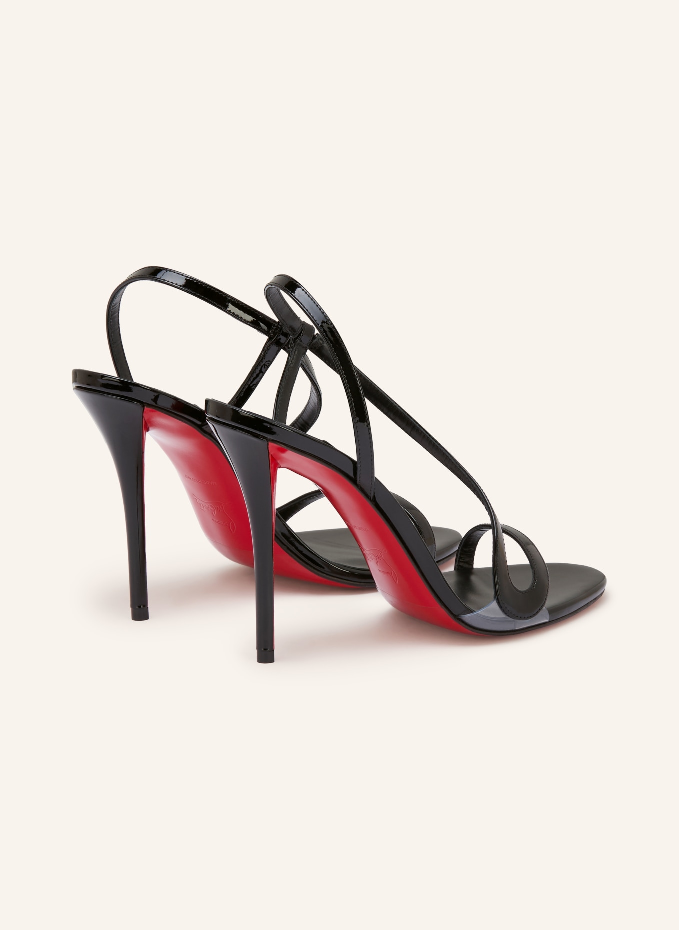 Christian Louboutin ROSA Z 100 Sandals: BLACK