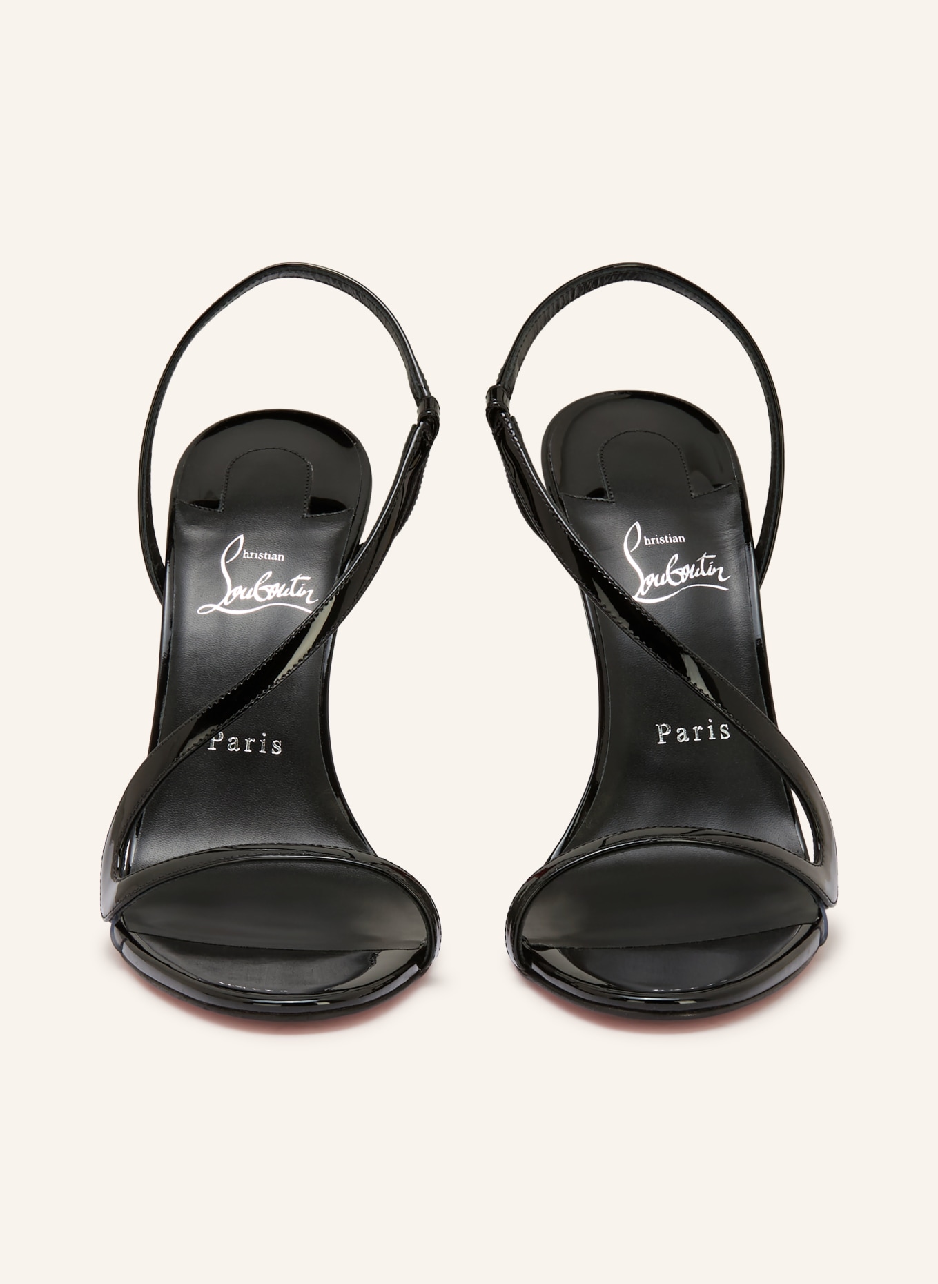 Christian Louboutin ROSA Z 100 Sandals: BLACK