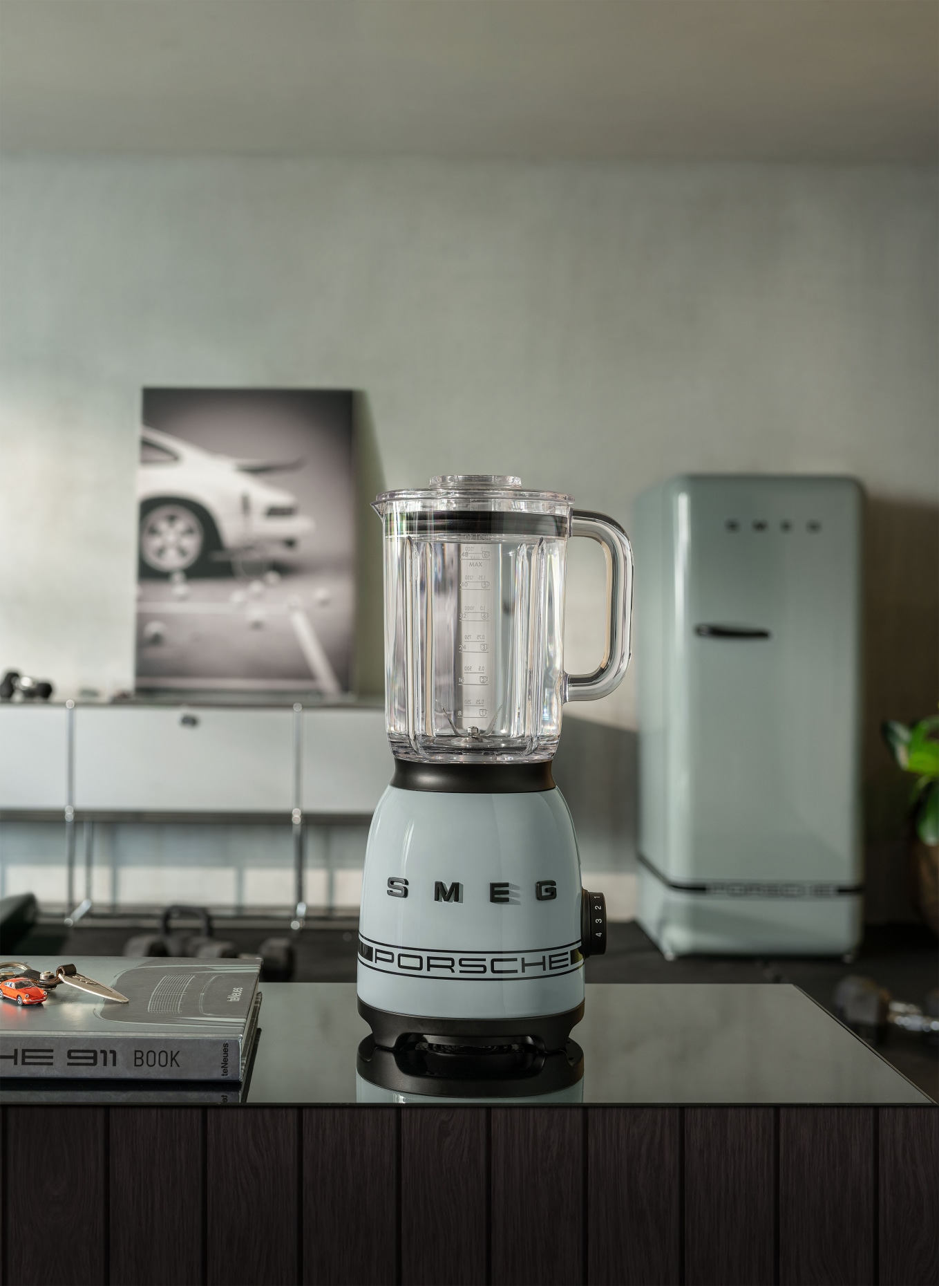 SMEG Standmixer BLF03: GRAU / SCHWARZ