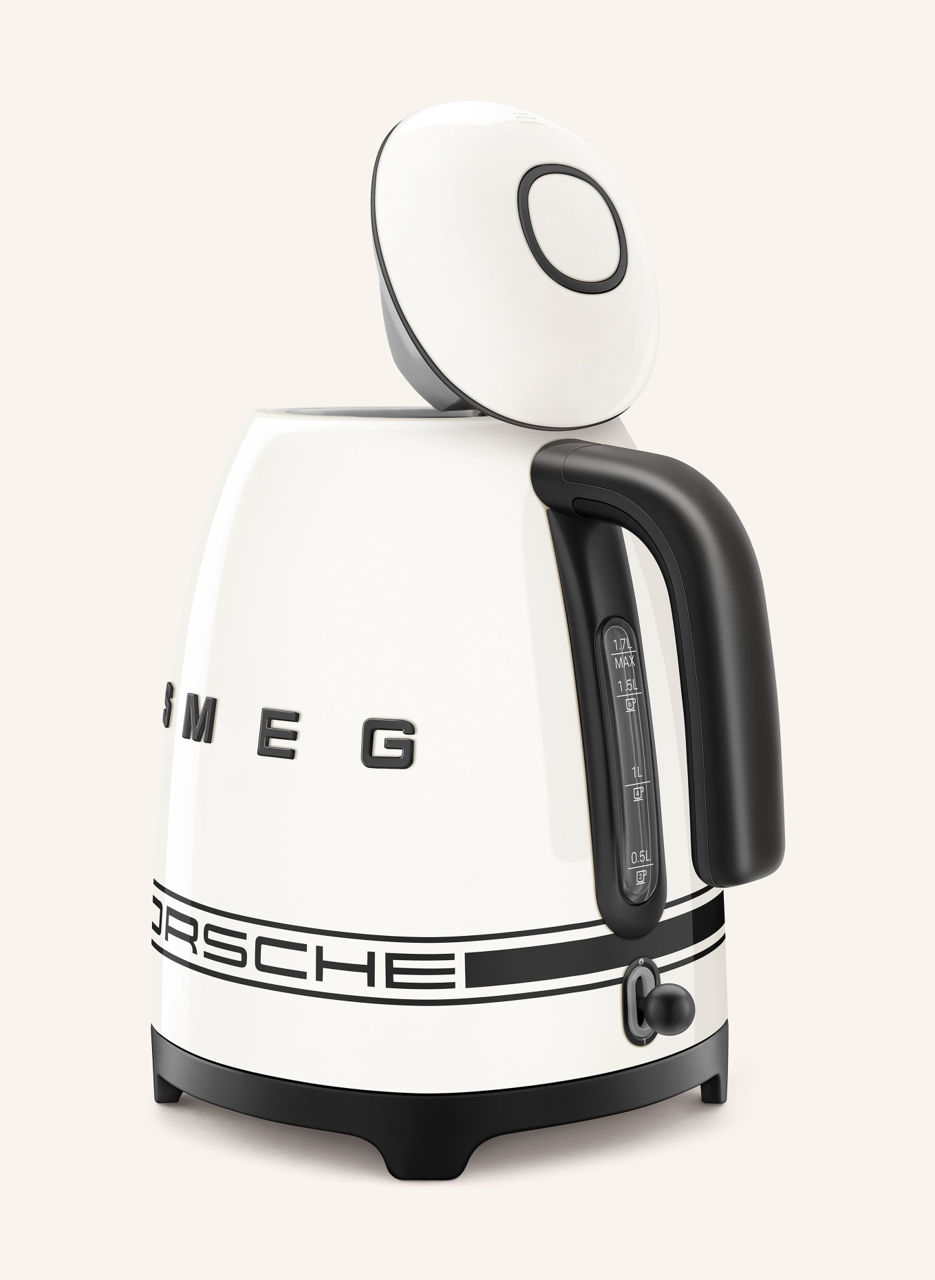 SMEG Wasserkocher KLF03: HELLGRAU / SCHWARZ