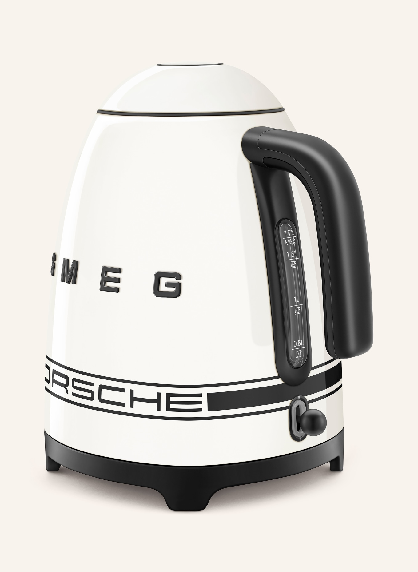 SMEG Wasserkocher KLF03: HELLGRAU / SCHWARZ