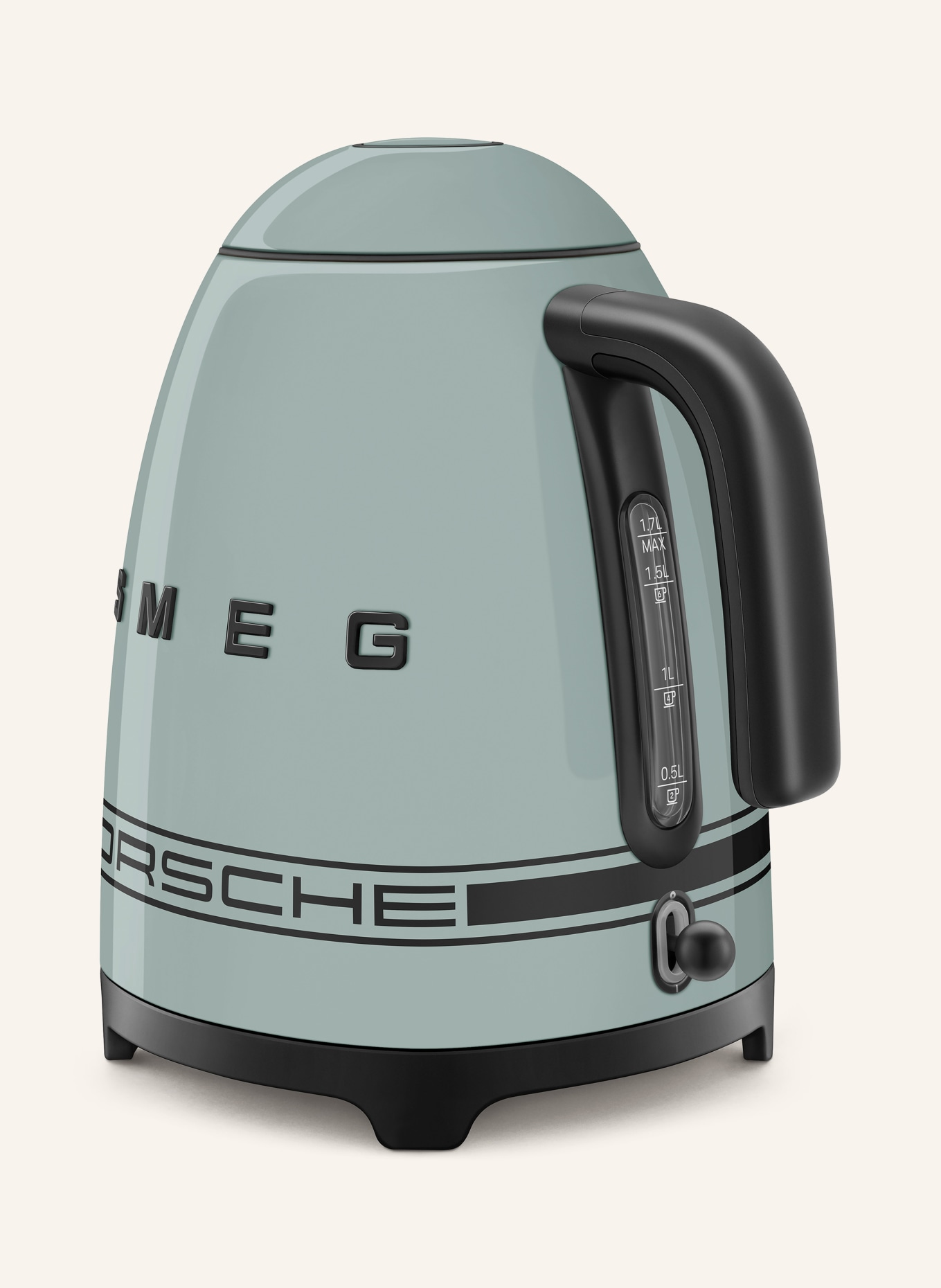SMEG Wasserkocher KLF03: KHAKI / SCHWARZ