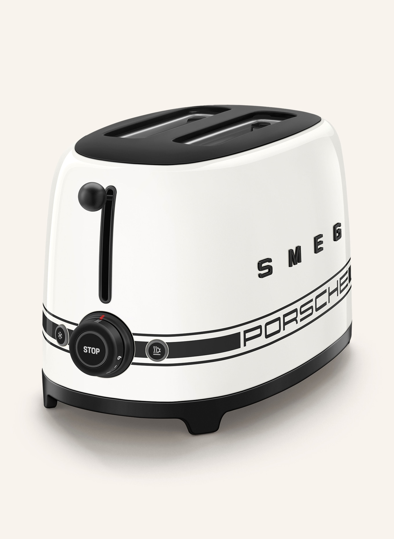 SMEG Toaster TSF01: WEISS / SCHWARZ