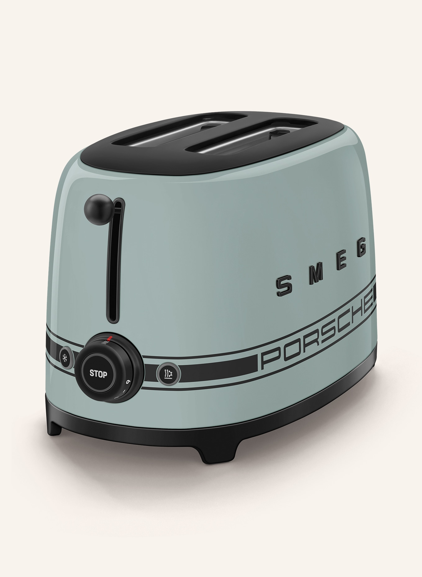 SMEG Toaster TSF01: GRAU / SCHWARZ