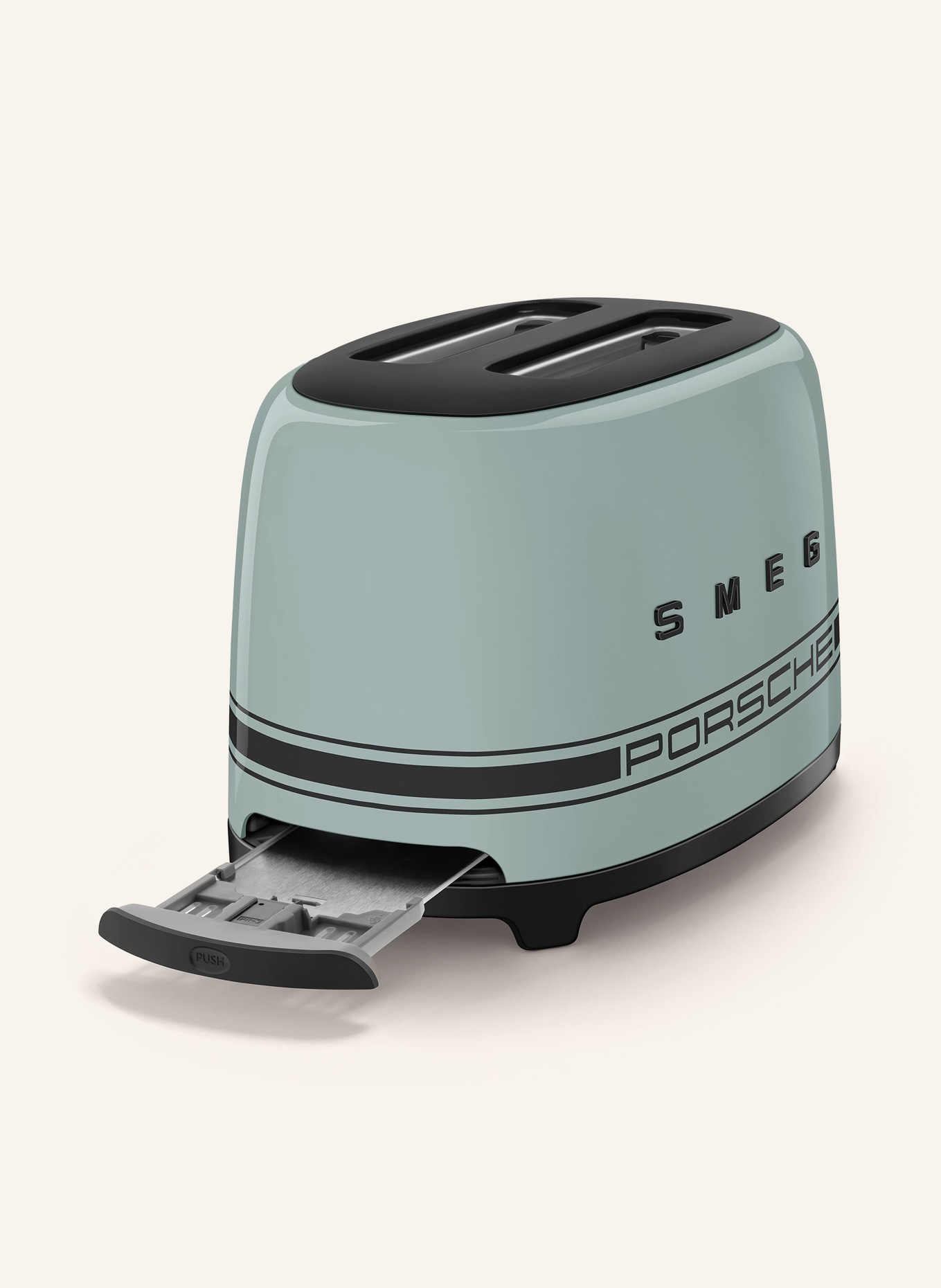SMEG Toaster TSF01: GRAU / SCHWARZ