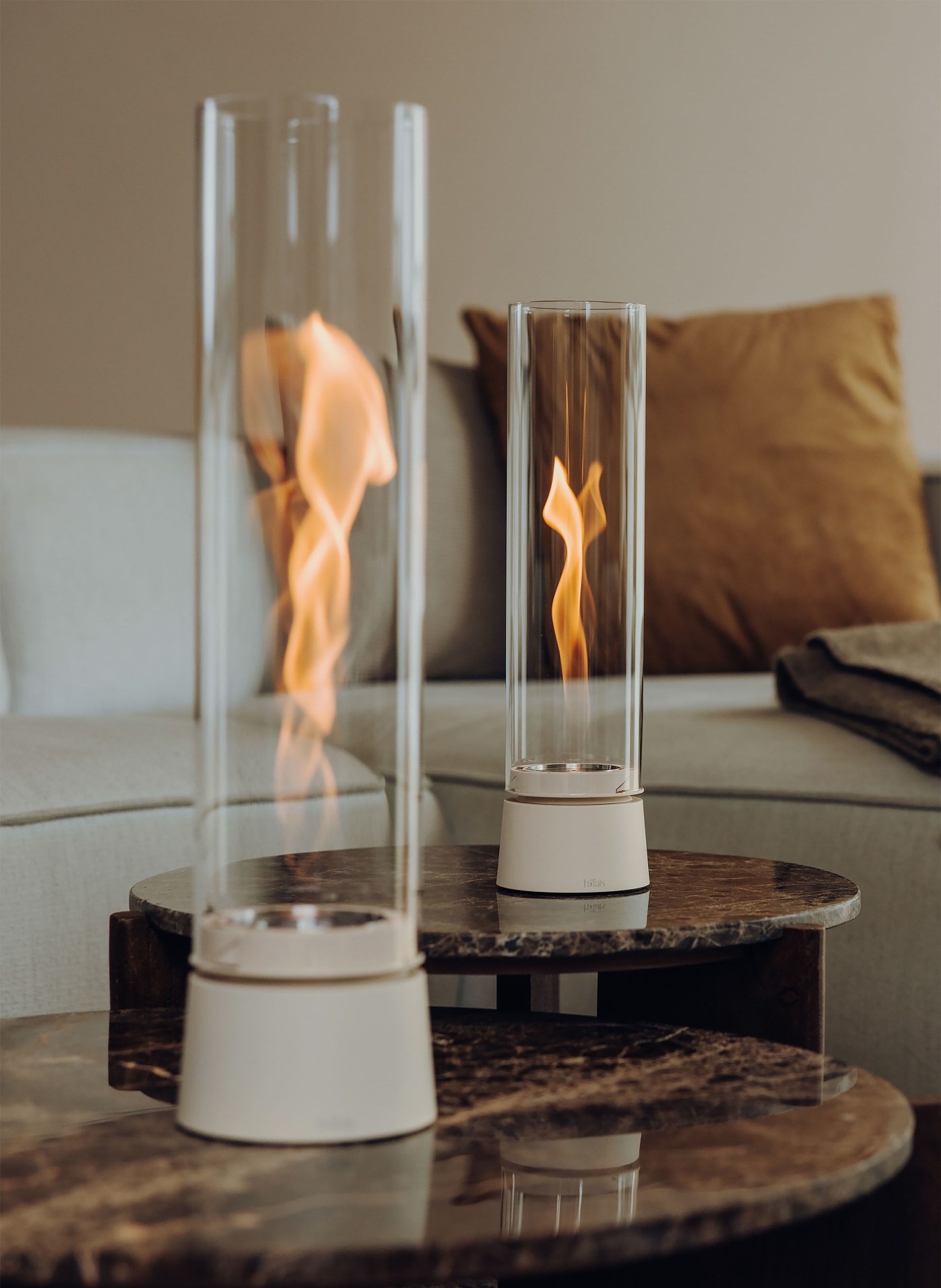 höfats SPIN AIR 1200 Table Fire: CREAM / WHITE