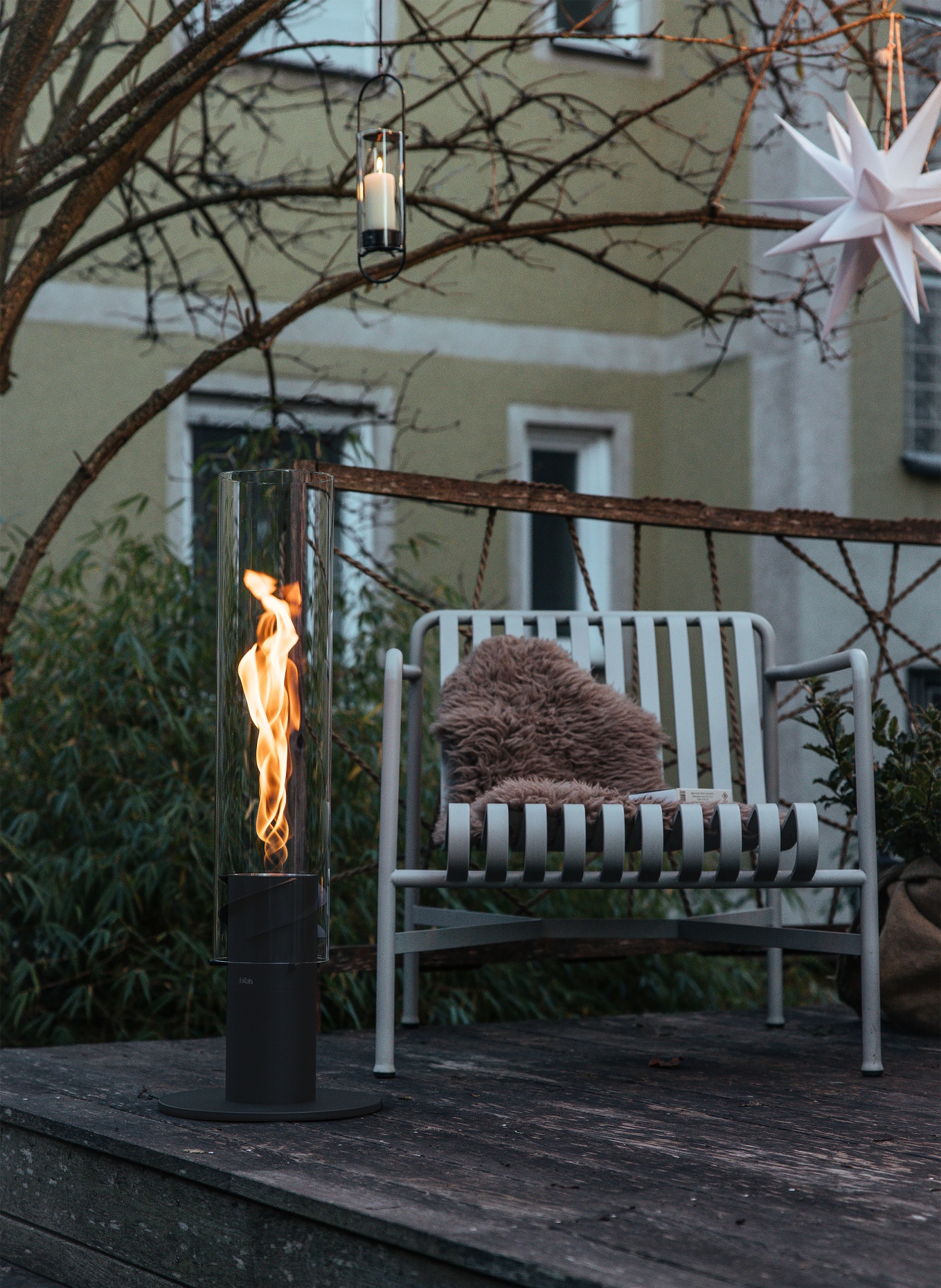 höfats Height extension for SPIN 1500 tabletop fire pit: BLACK