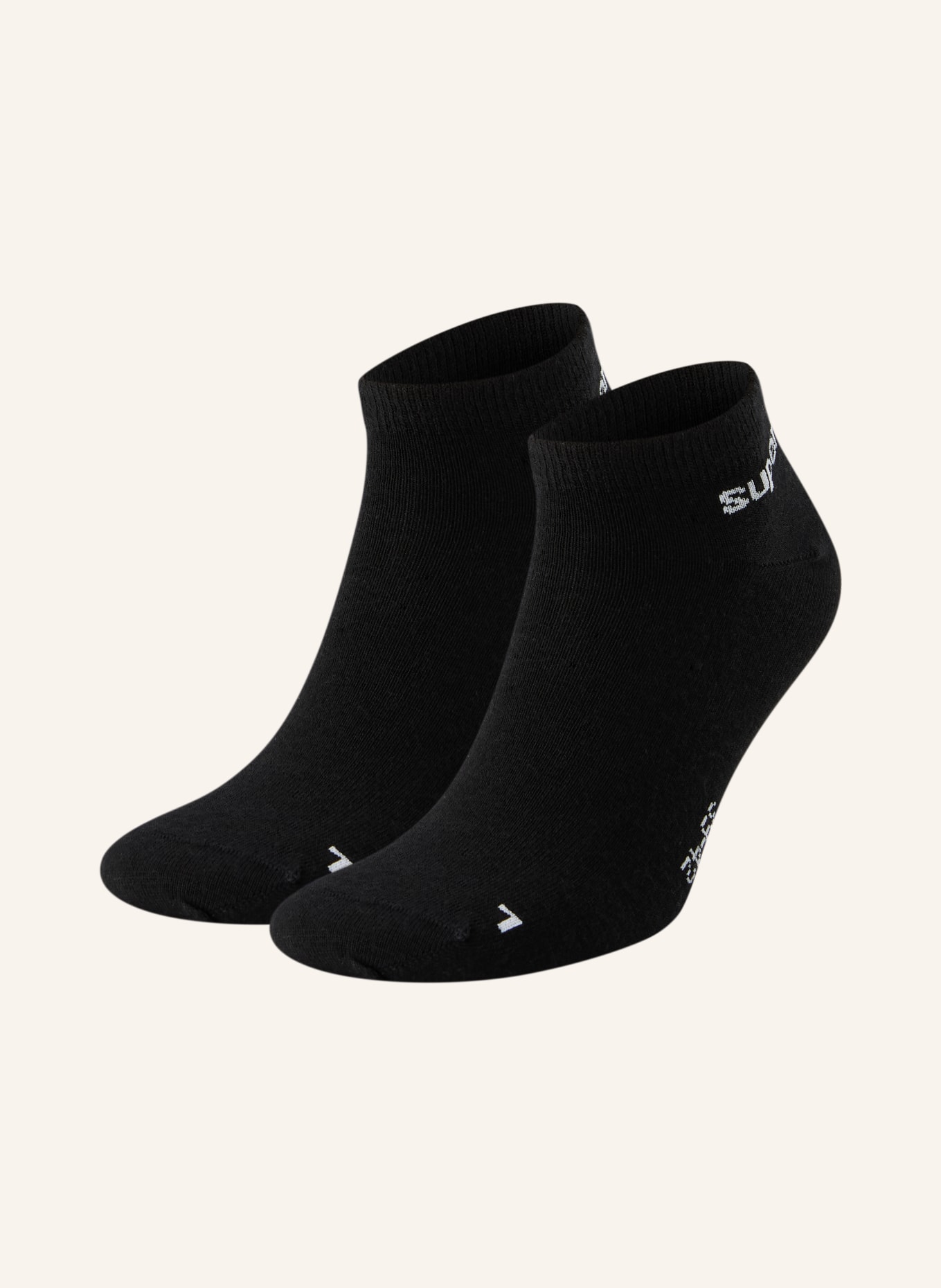 super.natural 2-Pack MERINO Trekking Socks: BLACK