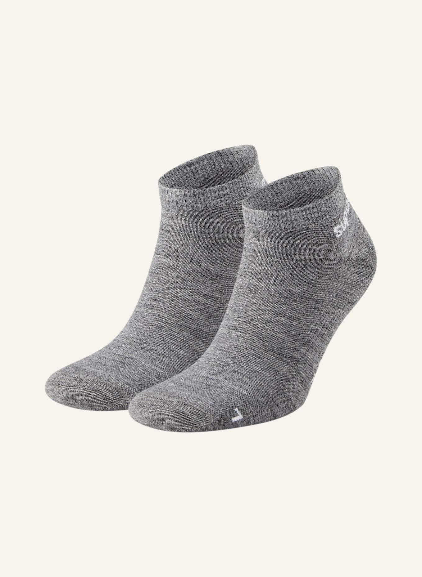 super.natural 2-Pack MERINO Trekking Socks: DARK GRAY
