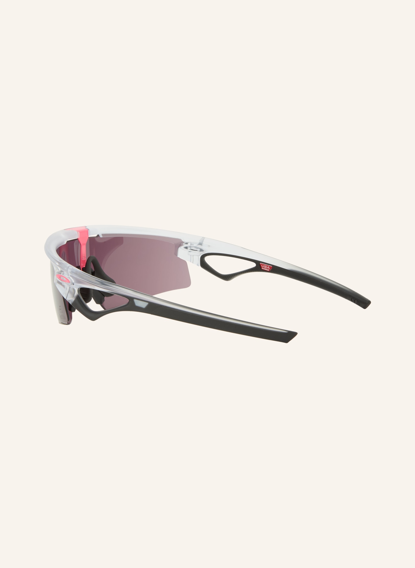 OAKLEY Lunettes de cyclisme SPHAERA STRIKE: 953110 GDI MAT CLEAR / PRIZM ROAD BLACK