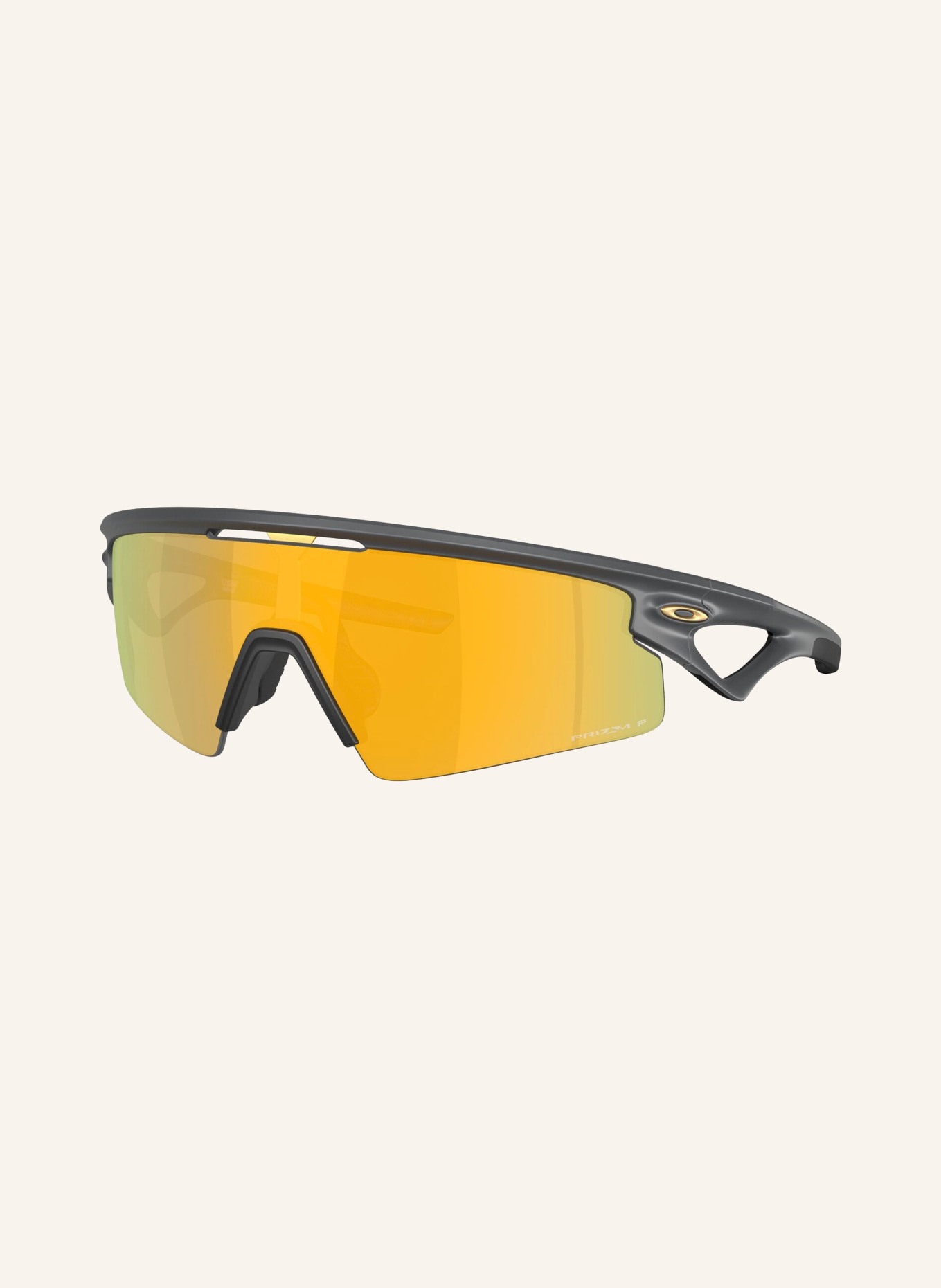 OAKLEY Lunettes de cyclisme SPHAERA STRIKE: 953103 CARBONE MAT / PRIZM 24K POLAR