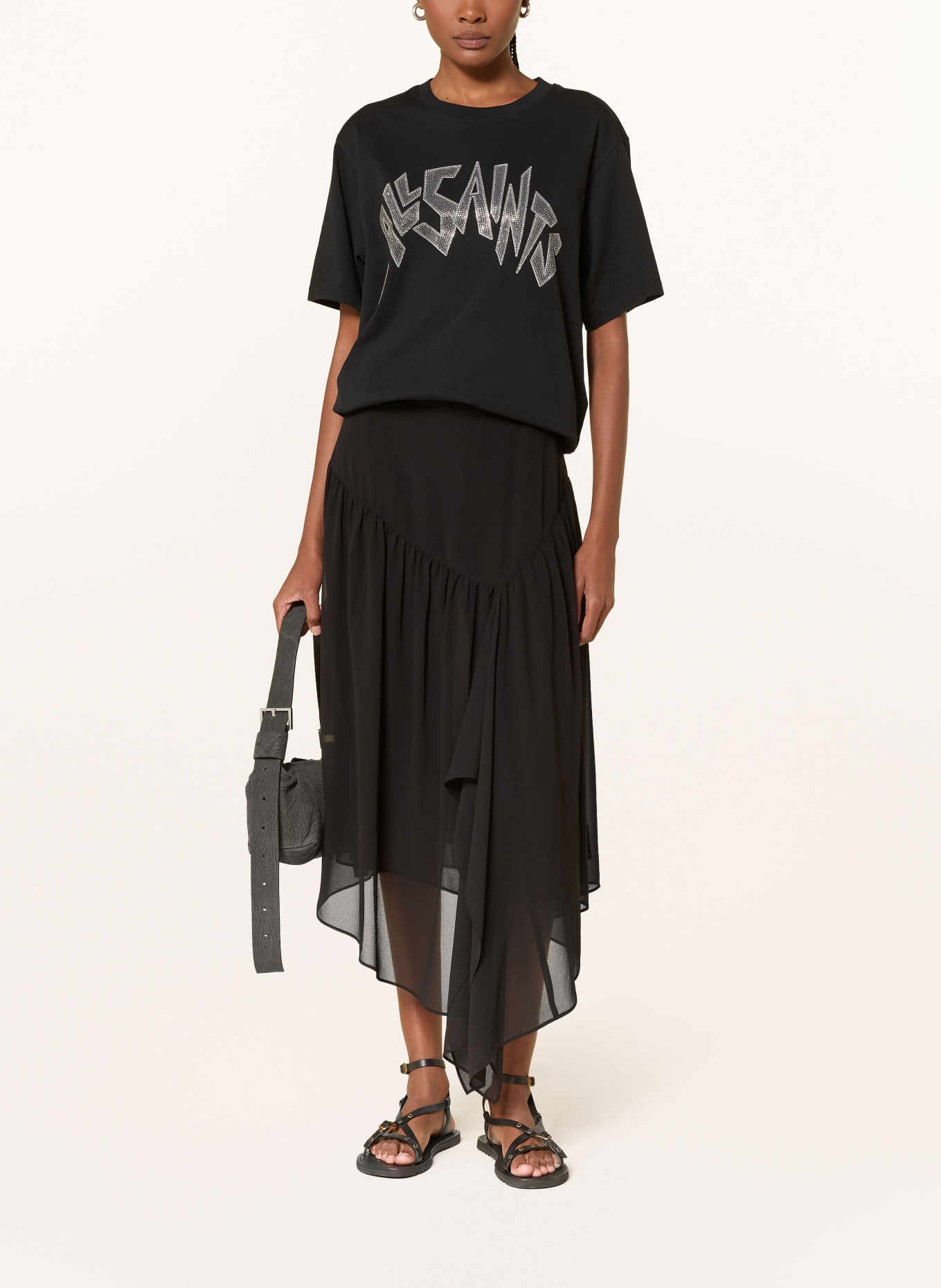 ALLSAINTS Rock CYRA: ZWART