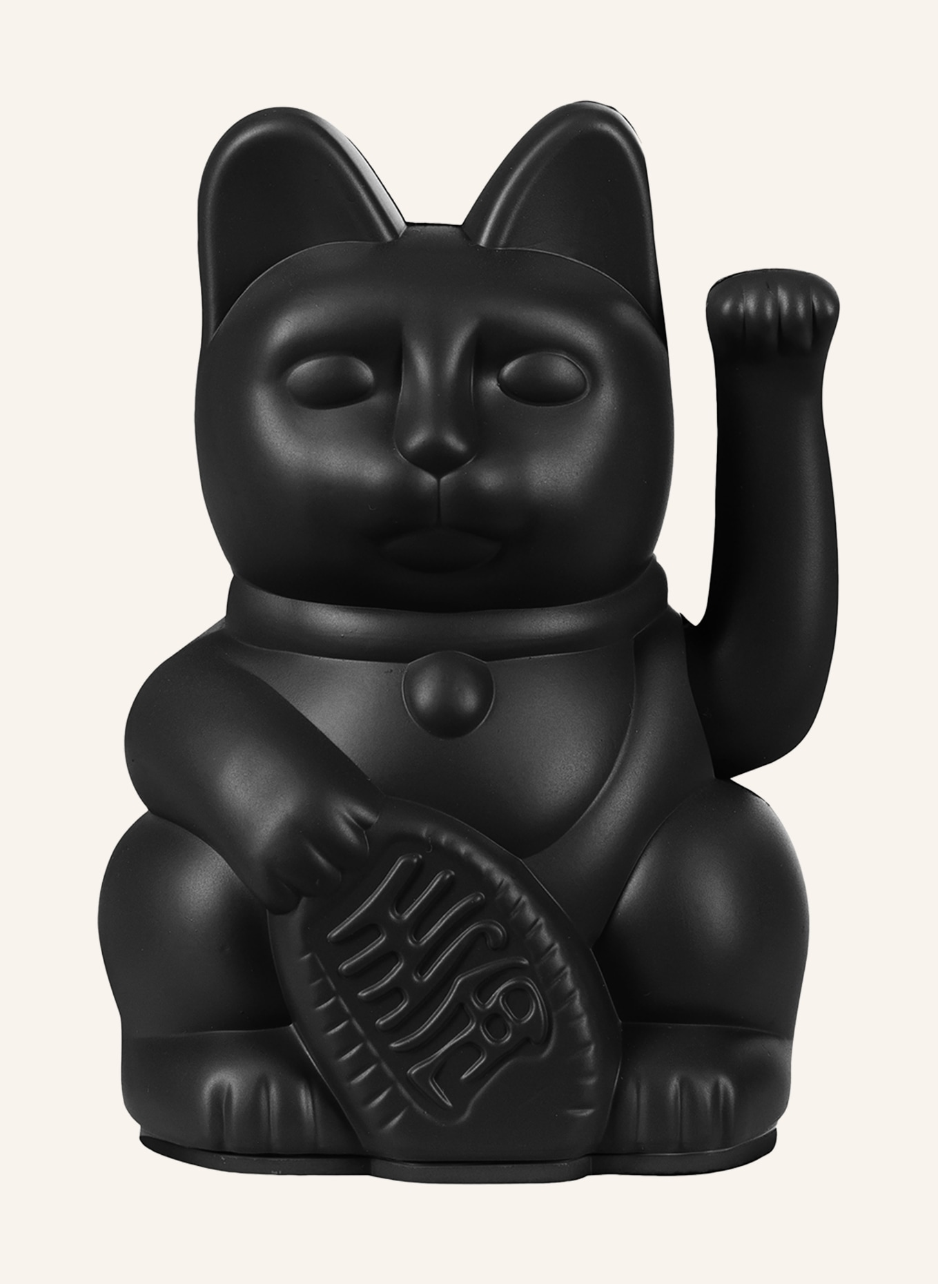 DONKEY LUCKY CAT Decorative Figurine: DARK GRAY