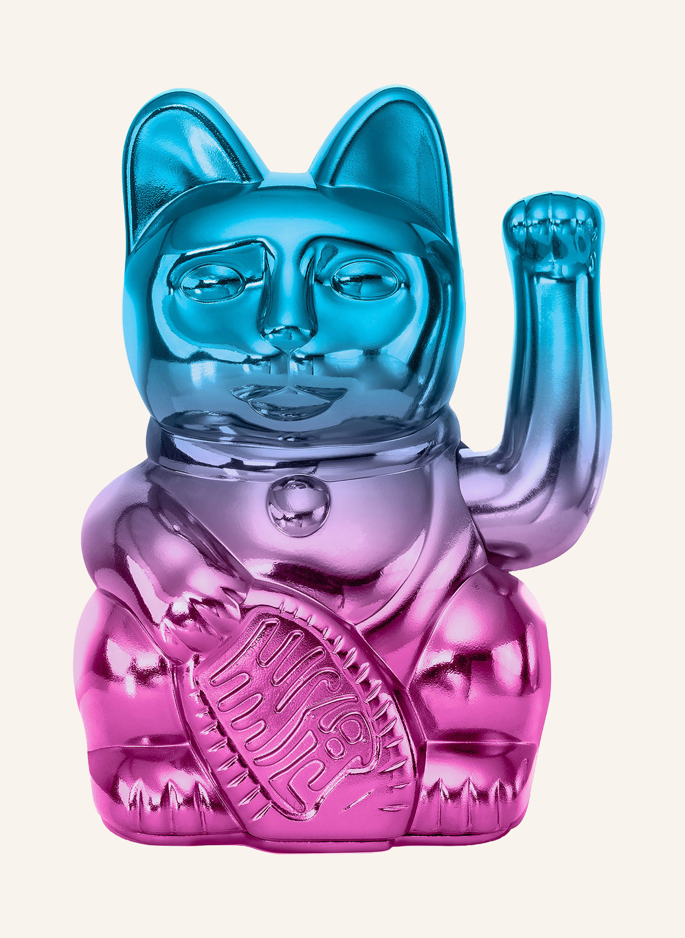 DONKEY Dekofigur LUCKY CAT PLAYER ONE: PINK / HELLBLAU