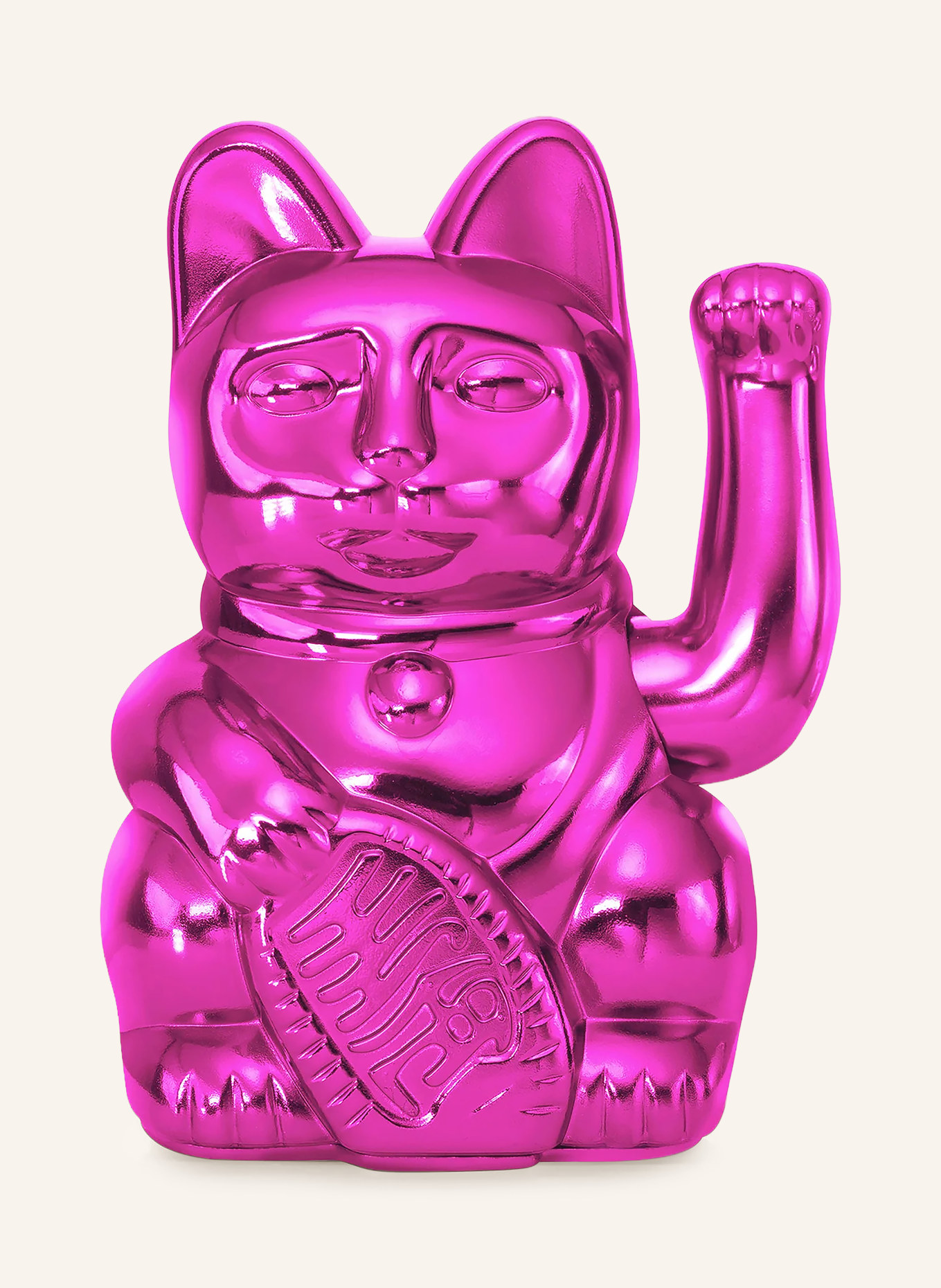 DONKEY LUCKY CAT Decorative Figurine: FUCHSIA