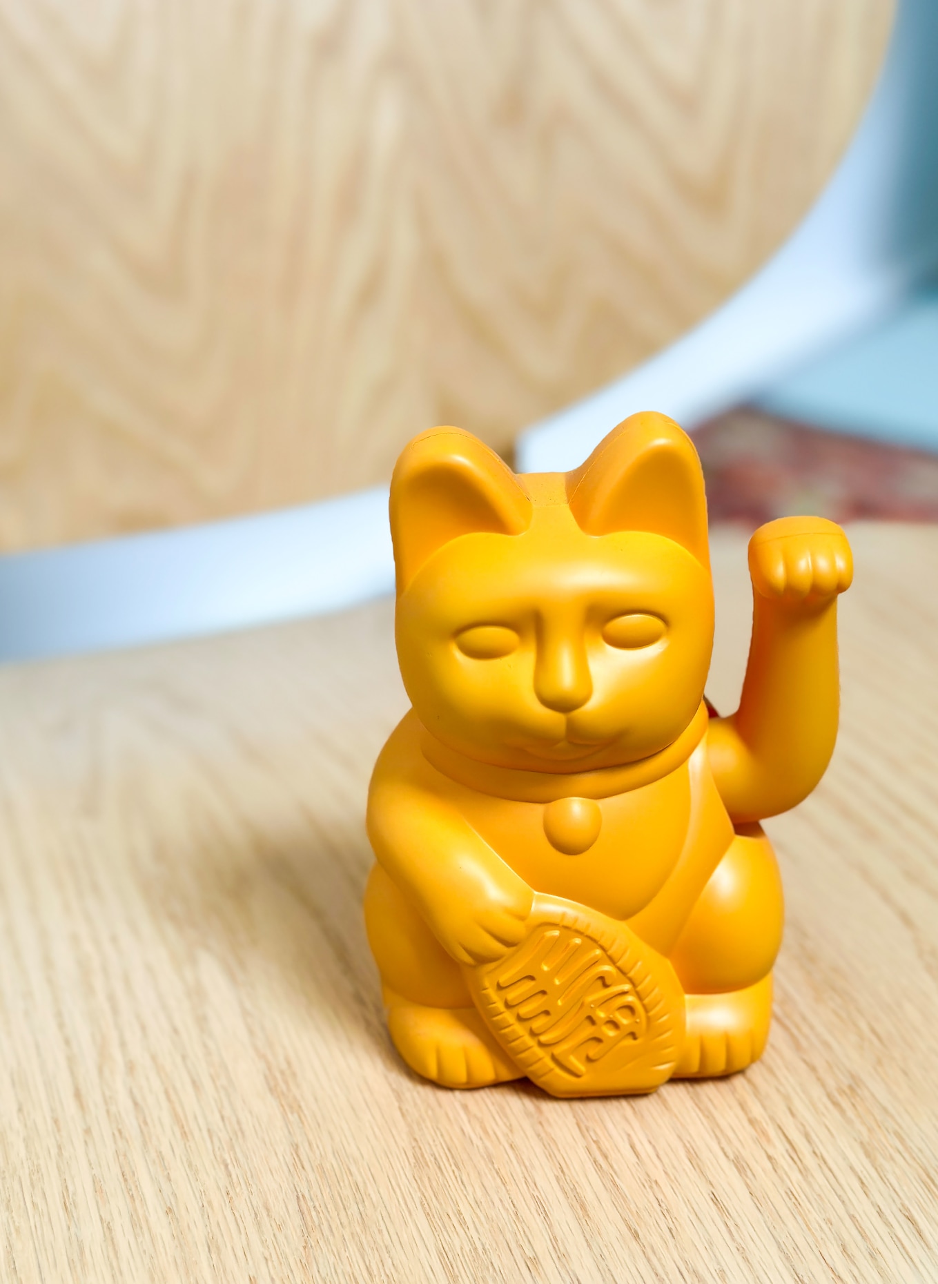 DONKEY Dekofigur LUCKY CAT: DUNKELGELB