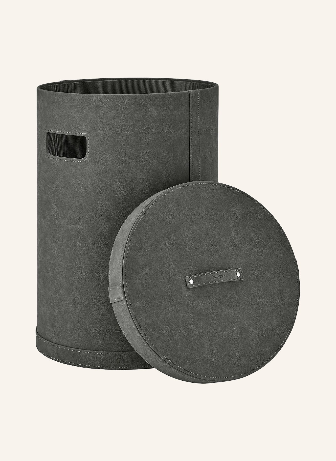 blomus Wäschekorb SAHLA MEDIUM: DUNKELGRAU