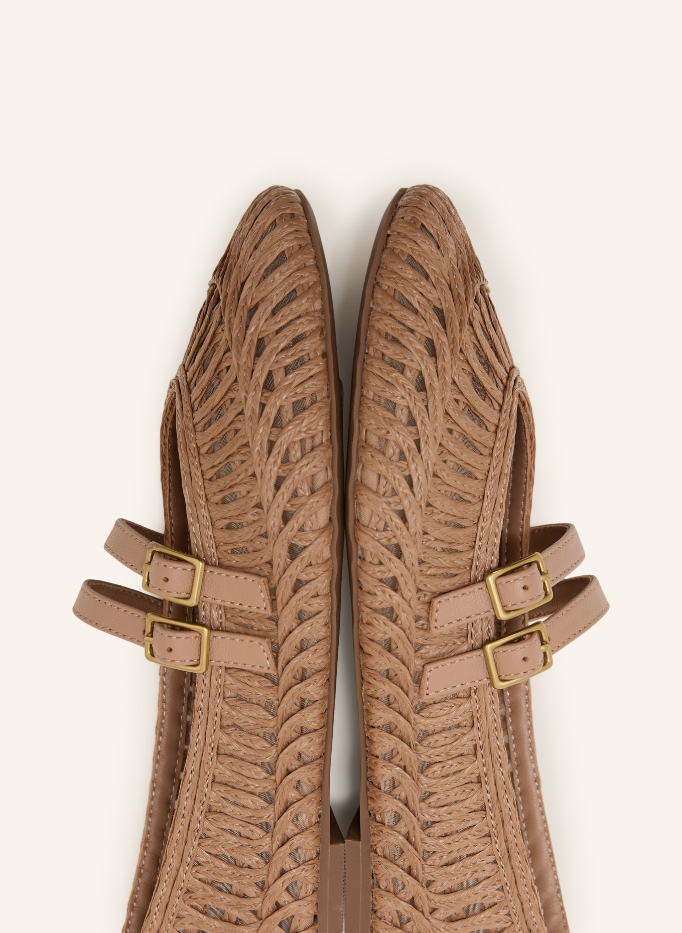 REISS Mary-Jane-Ballerinas ELIZABETH: BRAUN