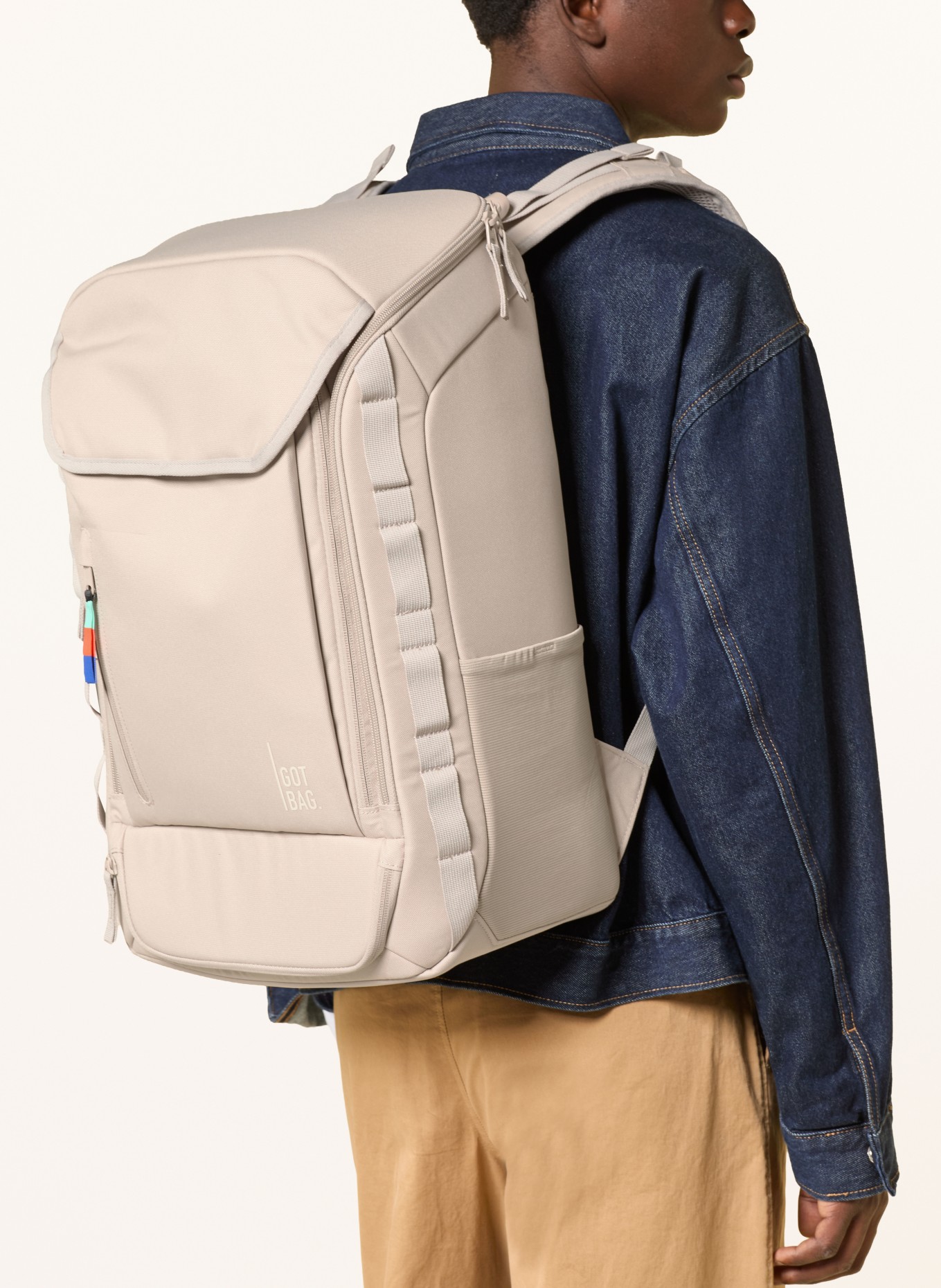 GOT BAG Plecak PRO PACK TRAVEL 35 l z przegrodą na laptopa: BEŻOWY