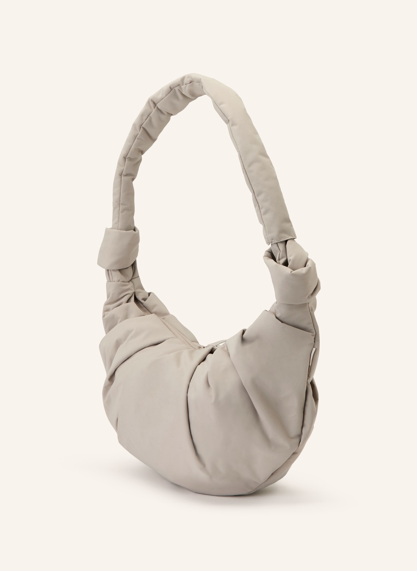 GOT BAG Taška přes rameno PLEAT MOON BACK SMALL: ŠEDÁ