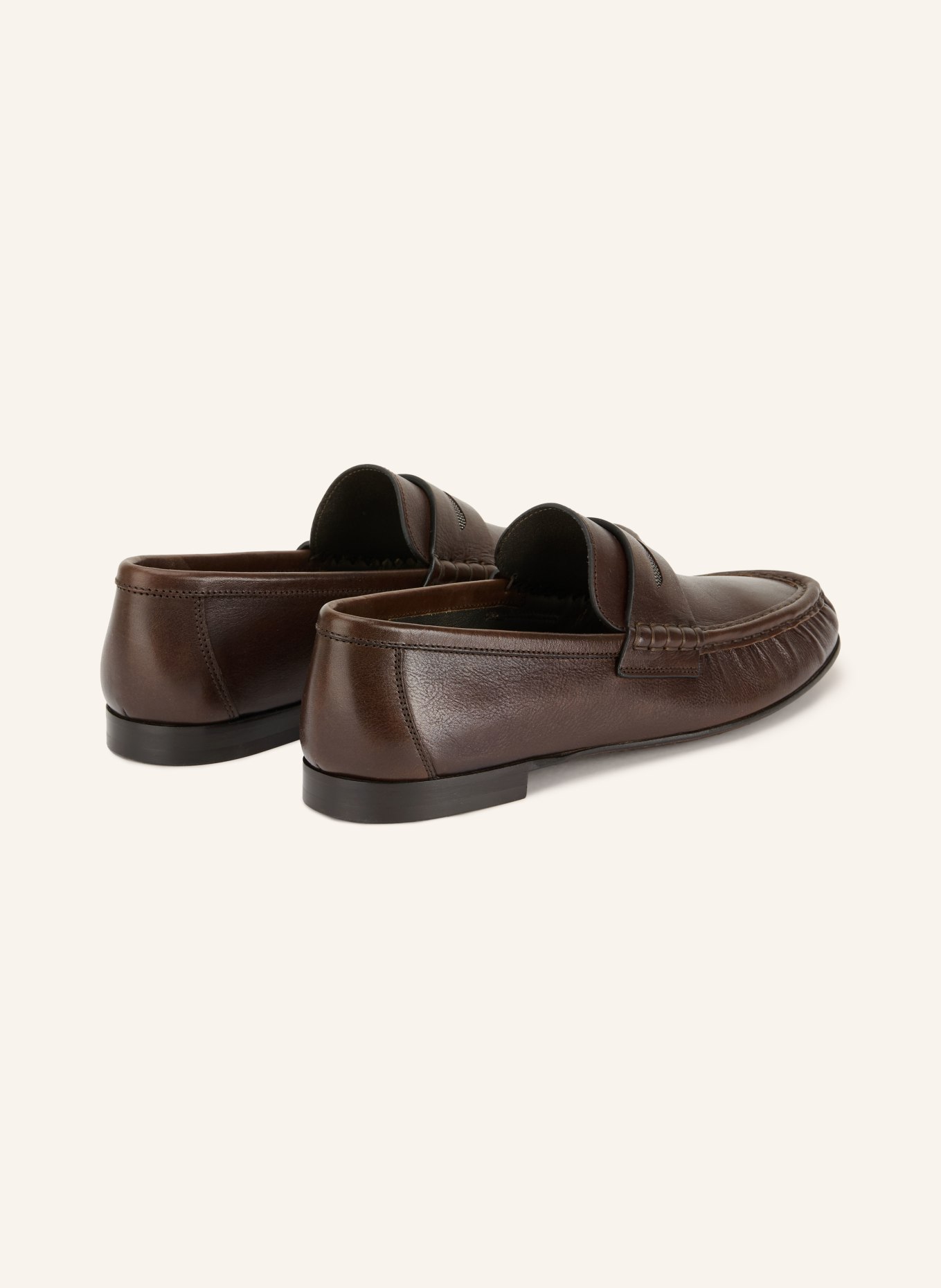 BRUNELLO CUCINELLI Penny-Loafer: DUNKELBRAUN