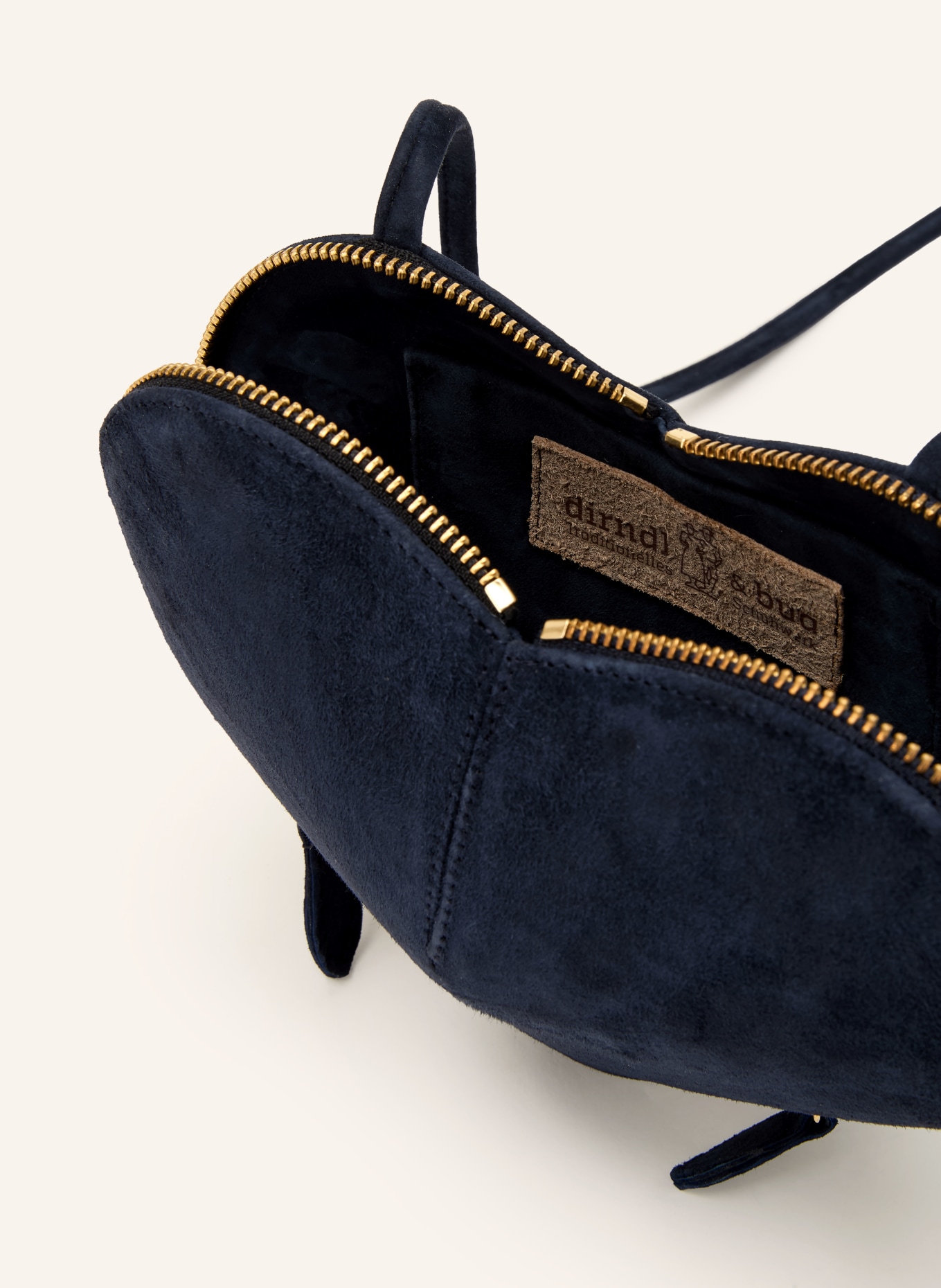 Dirndl & Bua Umhängetasche AGNES: DUNKELBLAU / GOLD