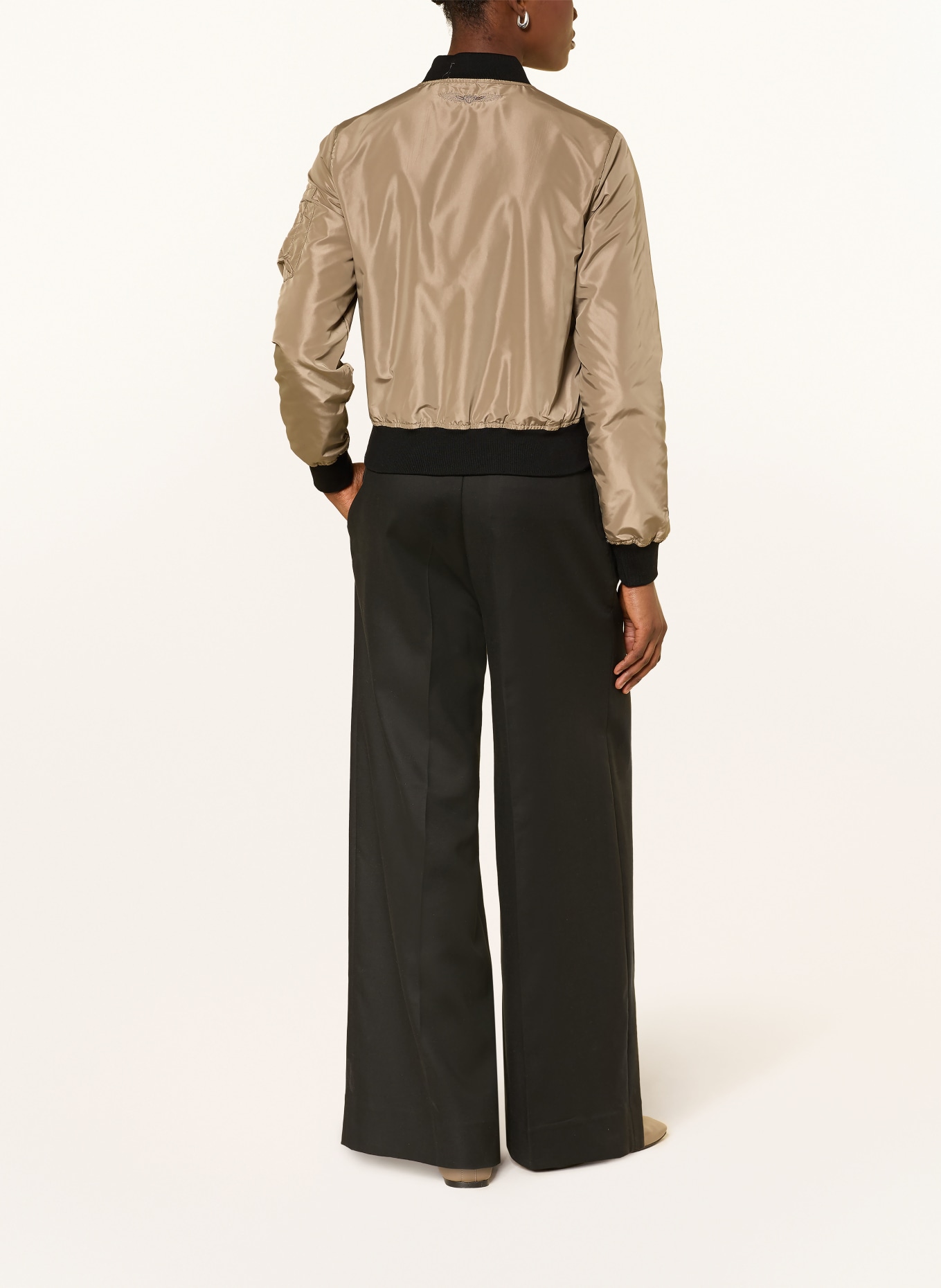 BOMBERS ORIGINAL Blouson: TAUPE / SCHWARZ