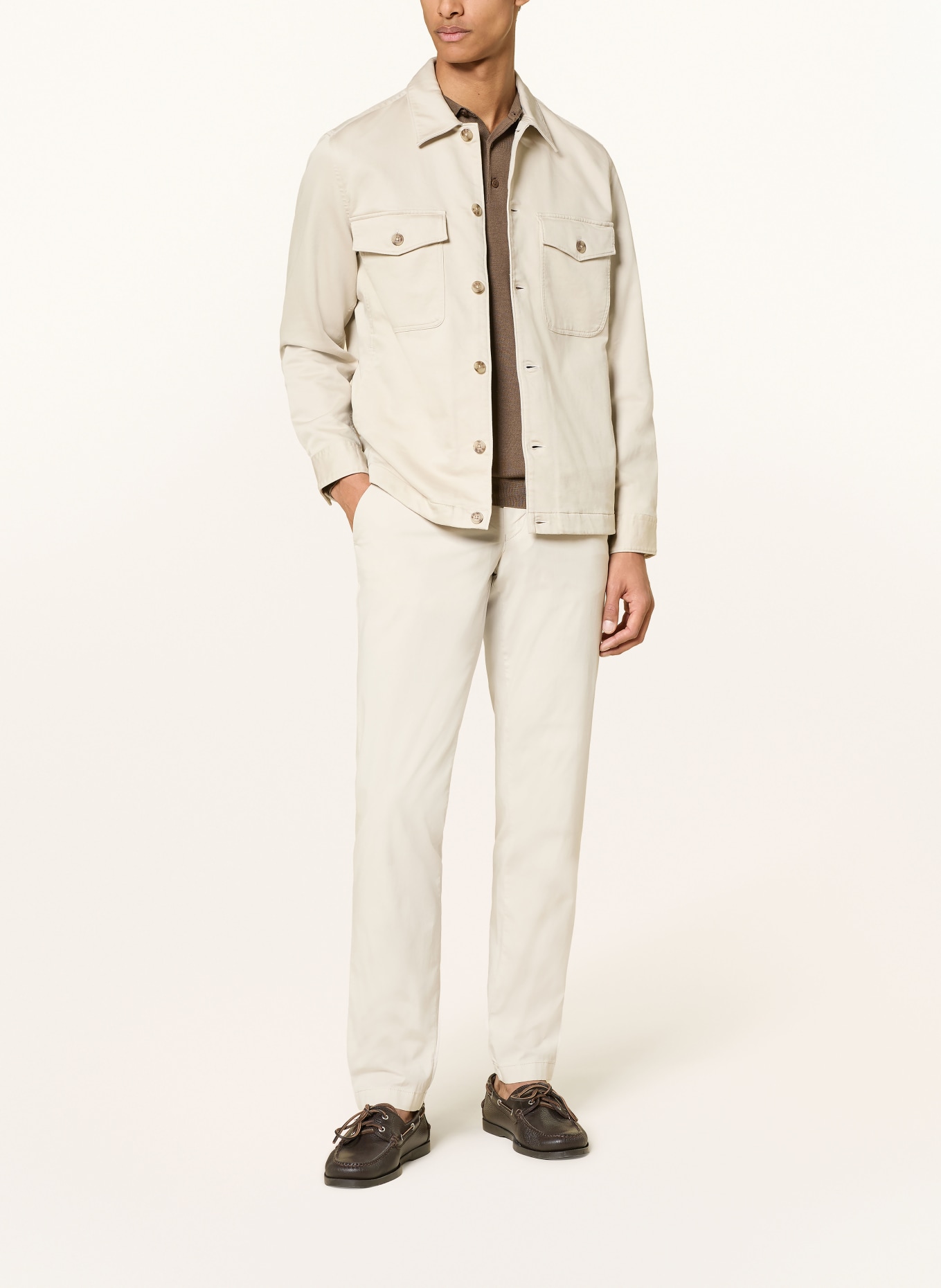 HILTL Chino TAURA Slim Fit: CREME