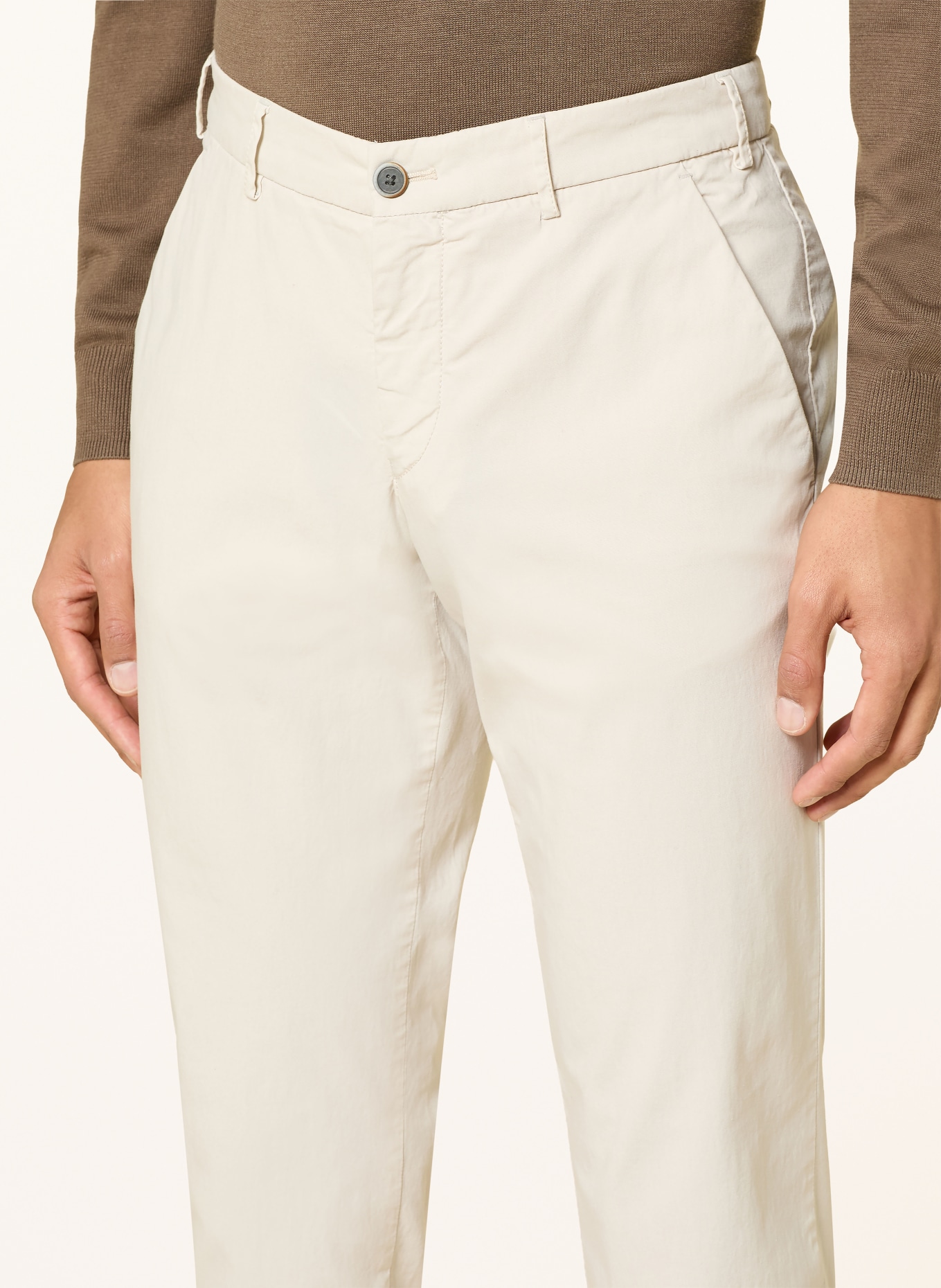 HILTL Chino TAURA Slim Fit: CREME