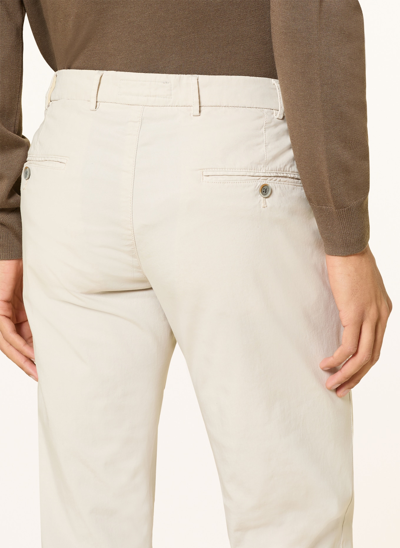 HILTL Chino TAURA Slim Fit: CREME