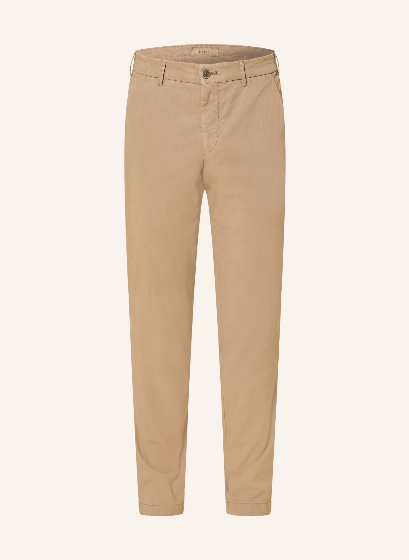 HILTL Chino TAURA Slim Fit: HELLBRAUN