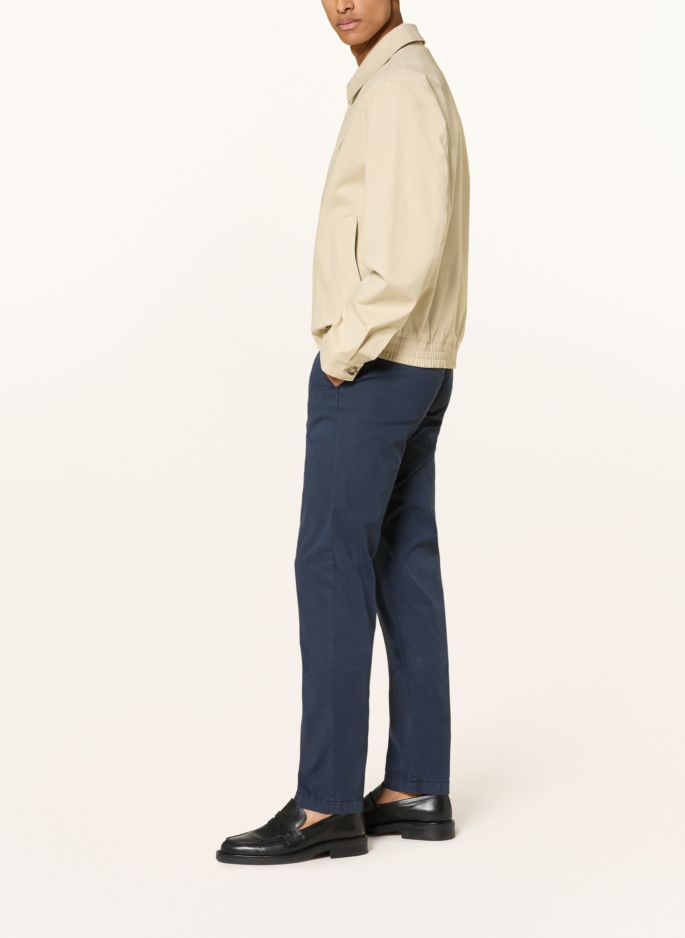 HILTL Chino TAURA Slim Fit: DUNKELBLAU