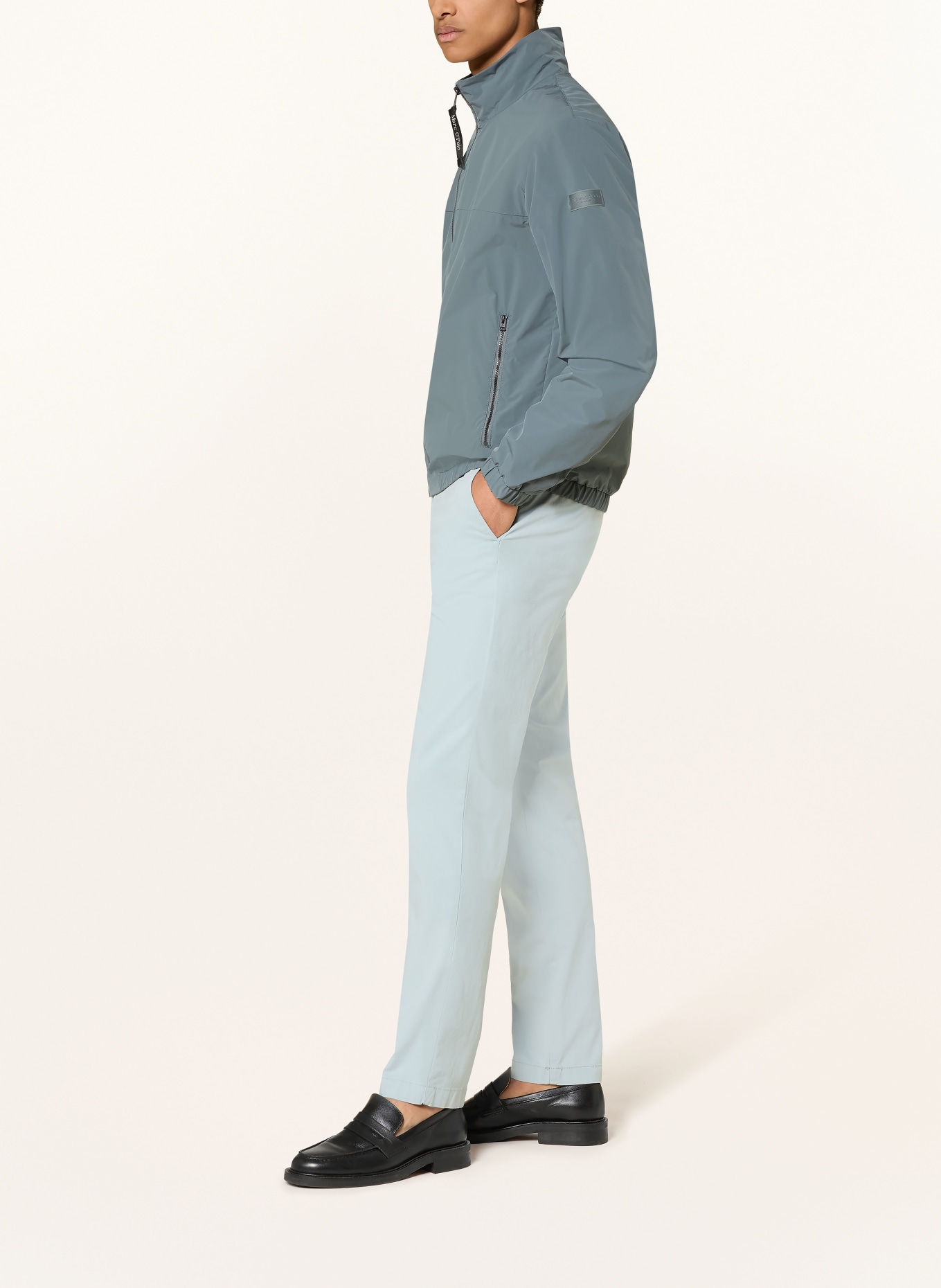 HILTL Chino TAURA Slim Fit: HELLBLAU