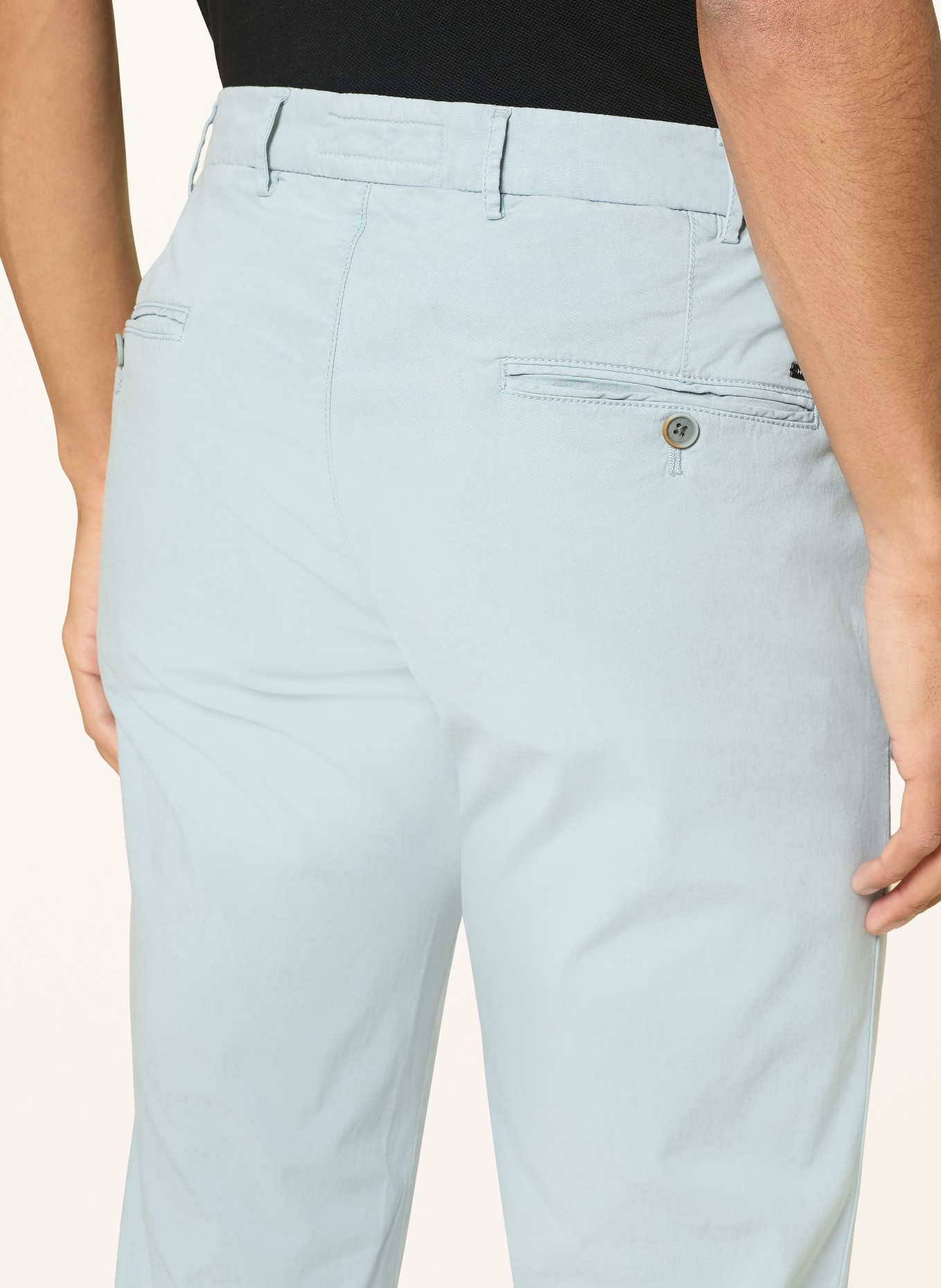 HILTL Chino TAURA Slim Fit: HELLBLAU