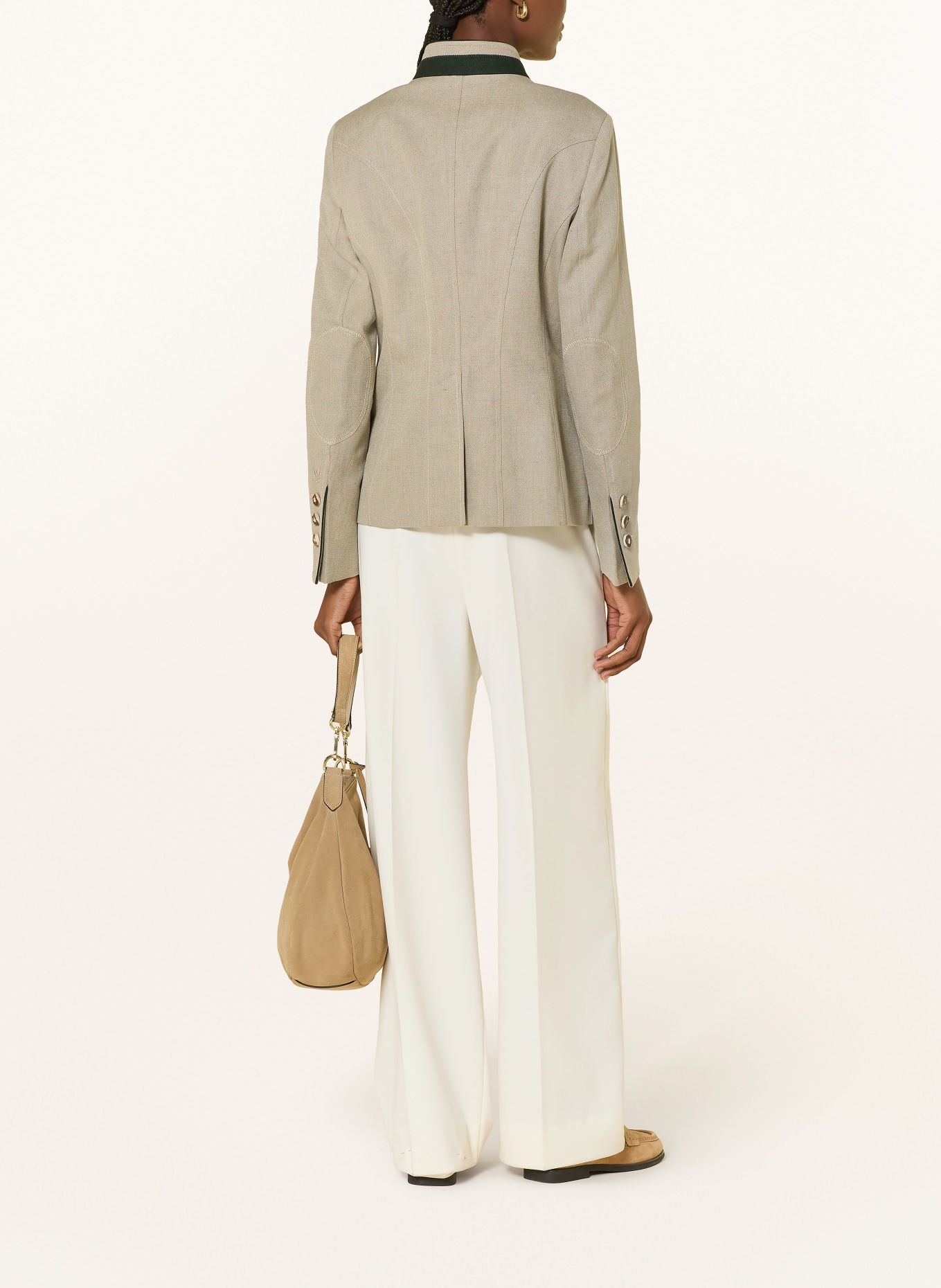 HABSBURG Janker ASCHBACH: BEIGE / LIGHT GREEN / DARK GREEN