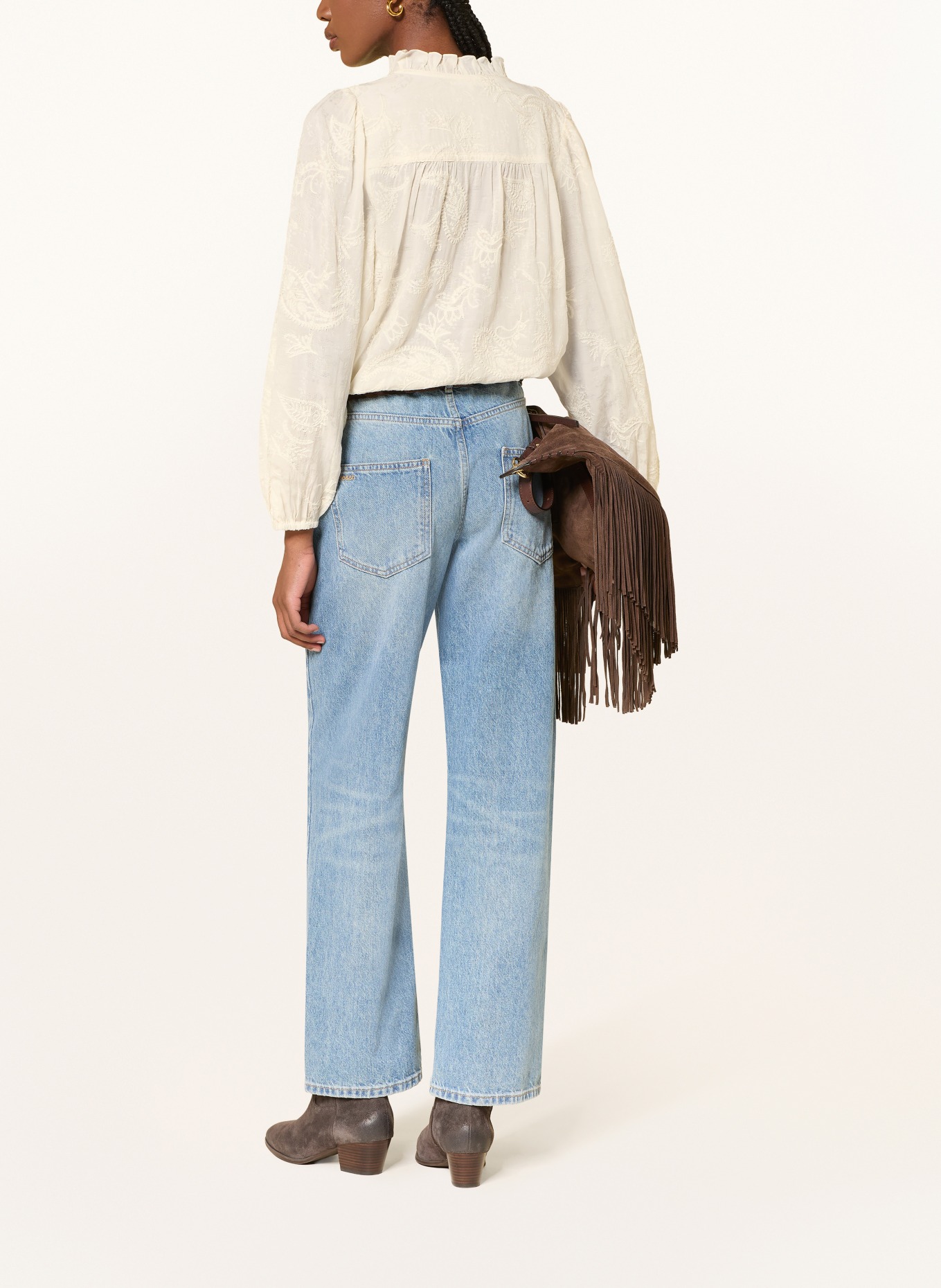 ba&sh Blůza PETTY s volánky: REŽNÁ