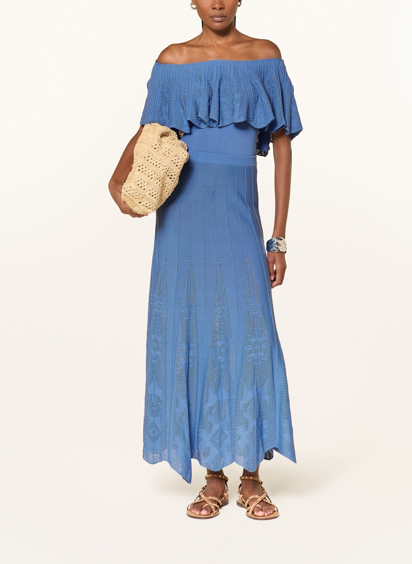 ba&sh Strickrock SERTA: BLAU