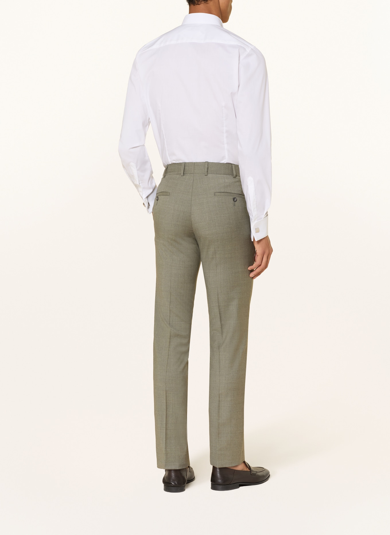 WILVORST Anzughose Slim Fit: 042 Moosgrün