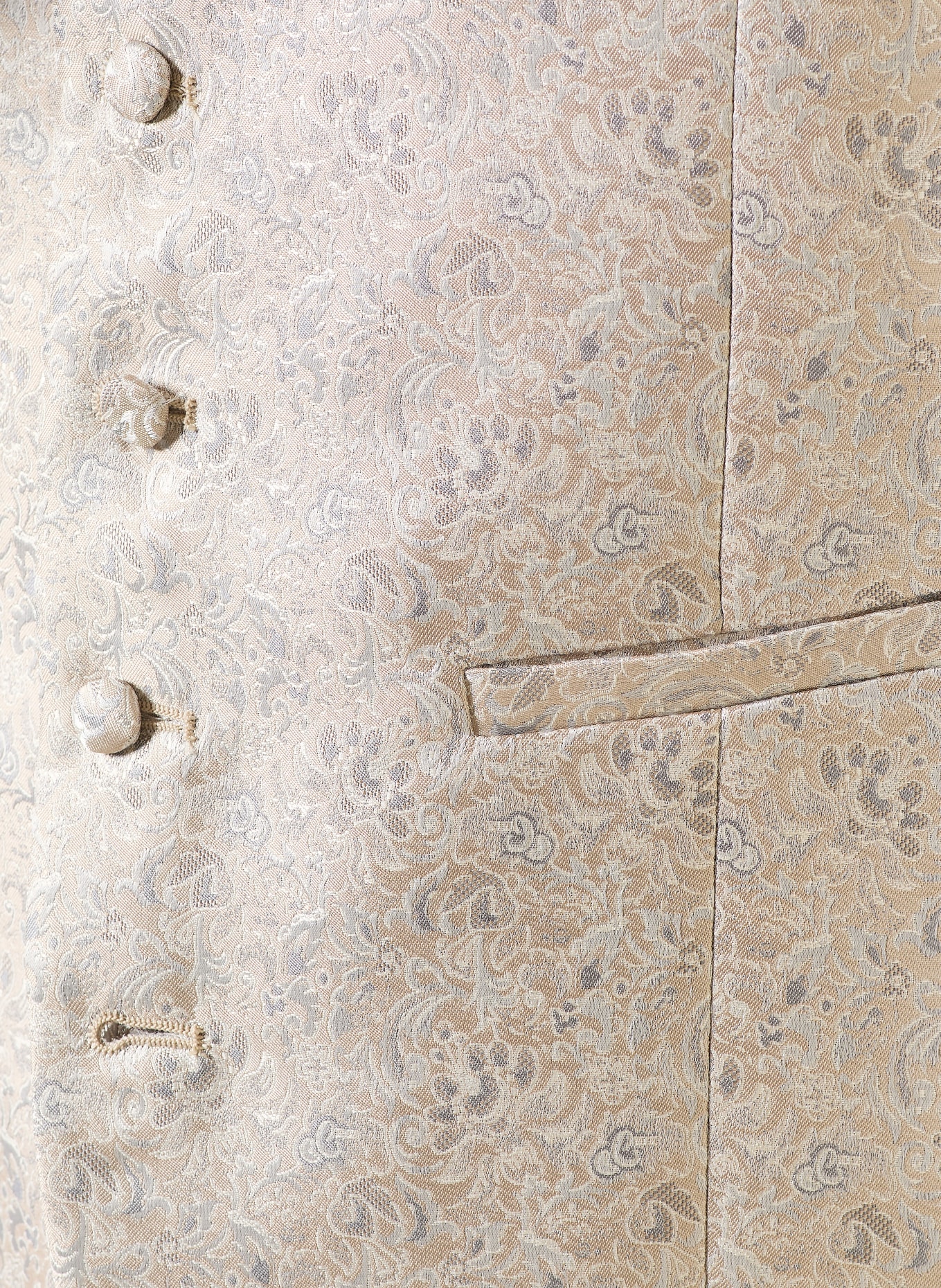 WILVORST Kamizelka garniturowa o kroju Extra Slim Fit: 065 Beige gem.