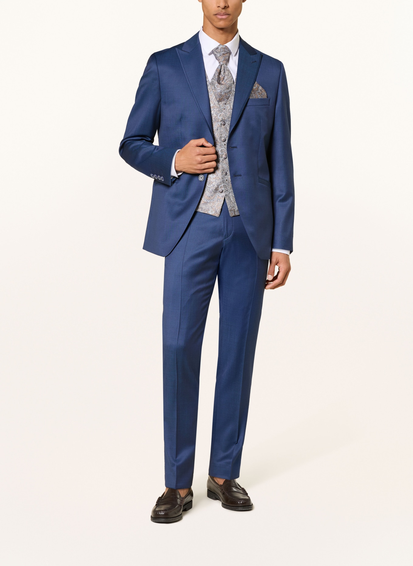 WILVORST Marynarka o kroju Extra Slim Fit: 032 dunkel Blau