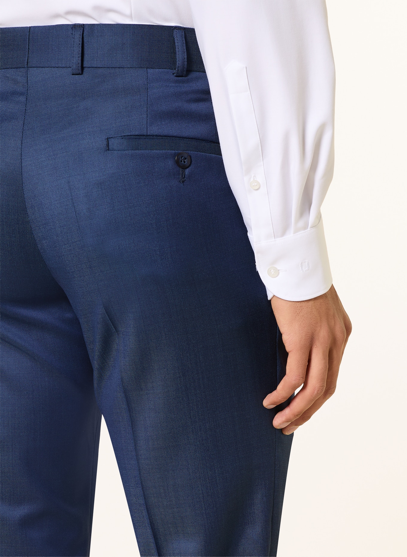 WILVORST Spodnie do garnituru o kroju slim fit: 032 dunkel Blau