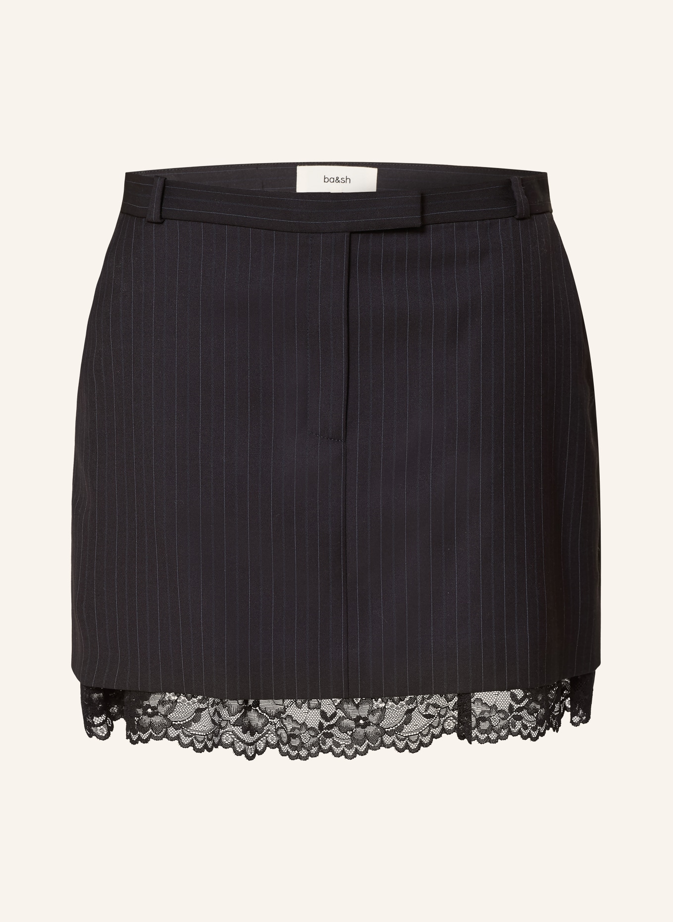 ba&sh Rock CASSIE mit Spitze: DUNKELBLAU / BLAU