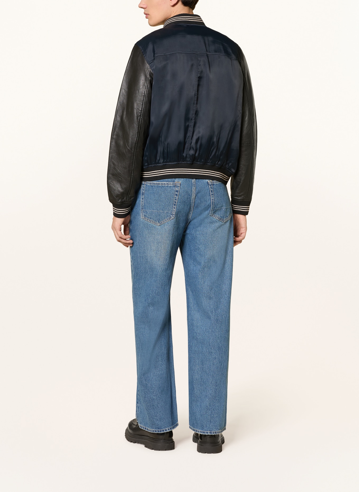 ALLSAINTS Kurtka studencka TAISHI: GRANATOWY / CZARNY