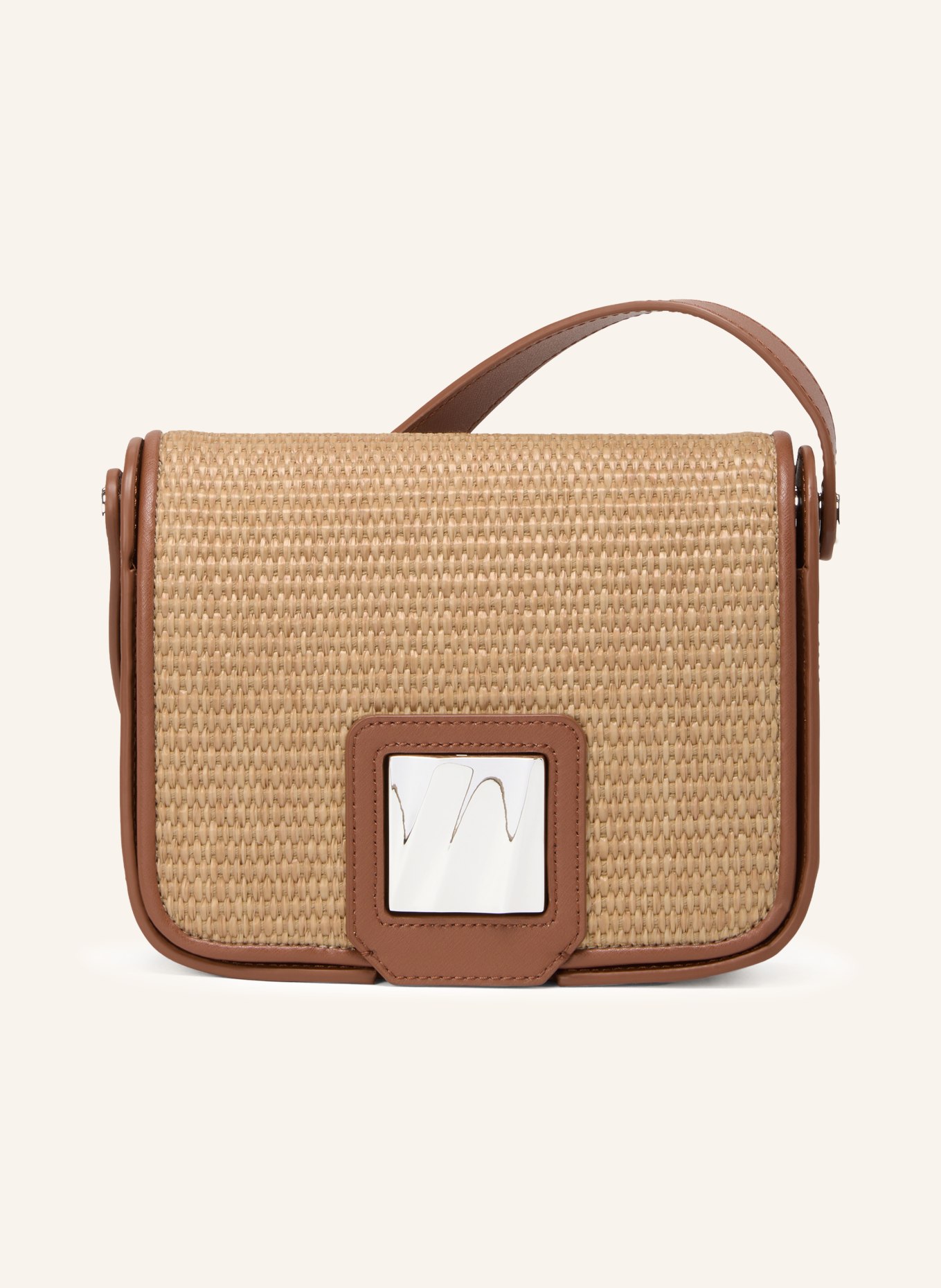 TUMI OLAS Umhängetasche SMALL: HELLBRAUN / SILBER / BRAUN