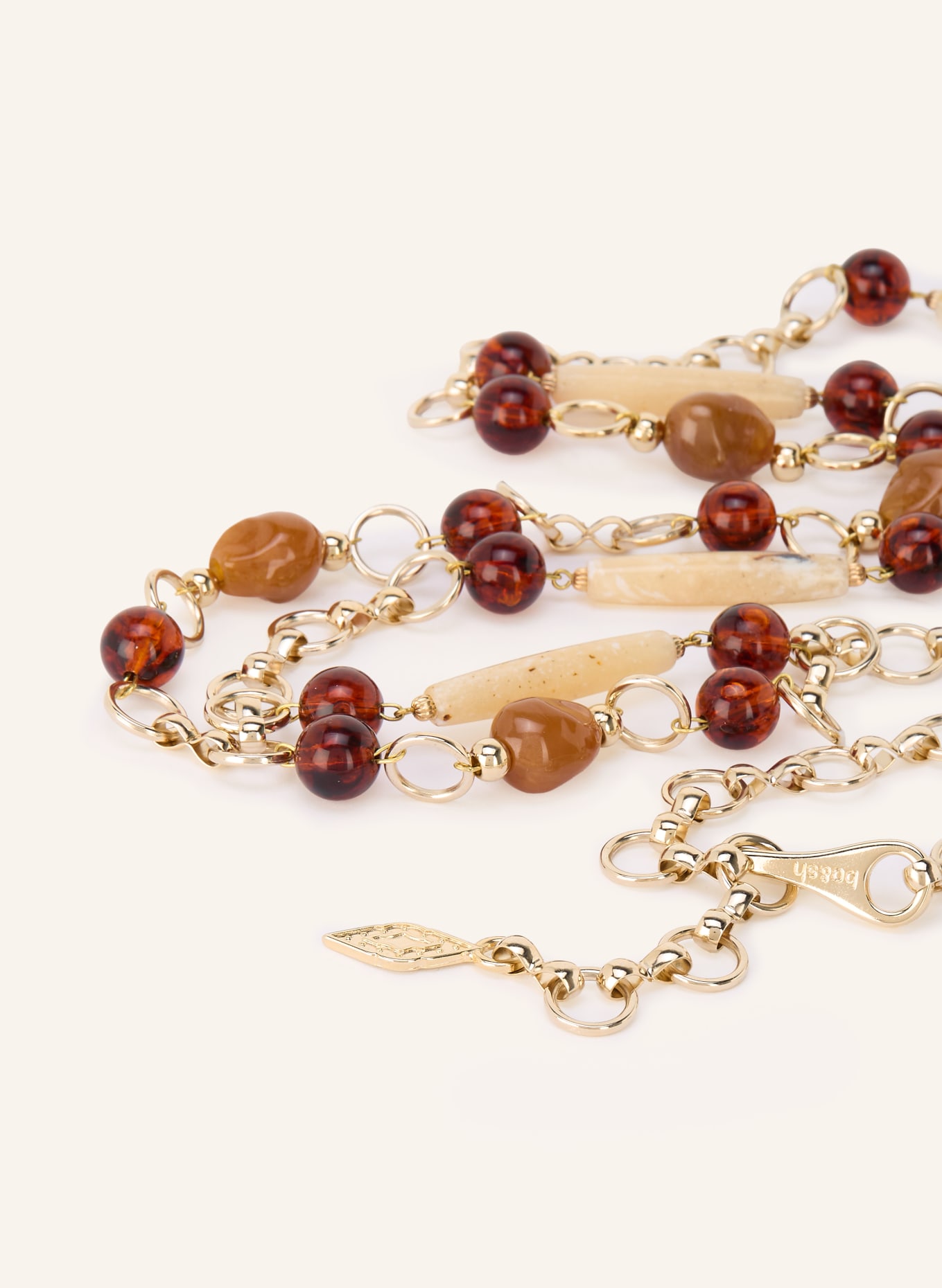 ba&sh Taillengürtel BARON: GOLD / BRAUN / BEIGE