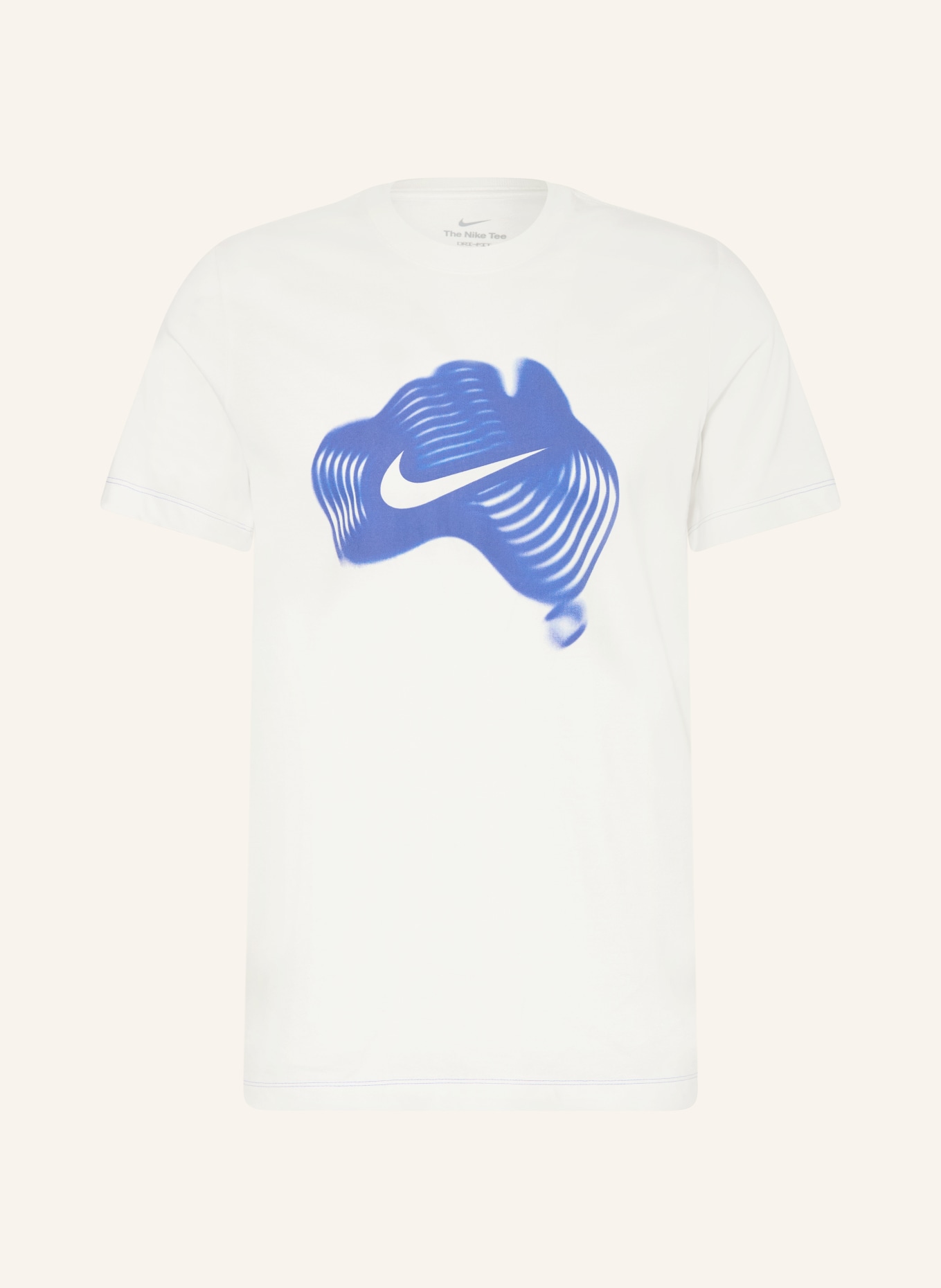 Nike T-Shirt COURT: WEISS / BLAU