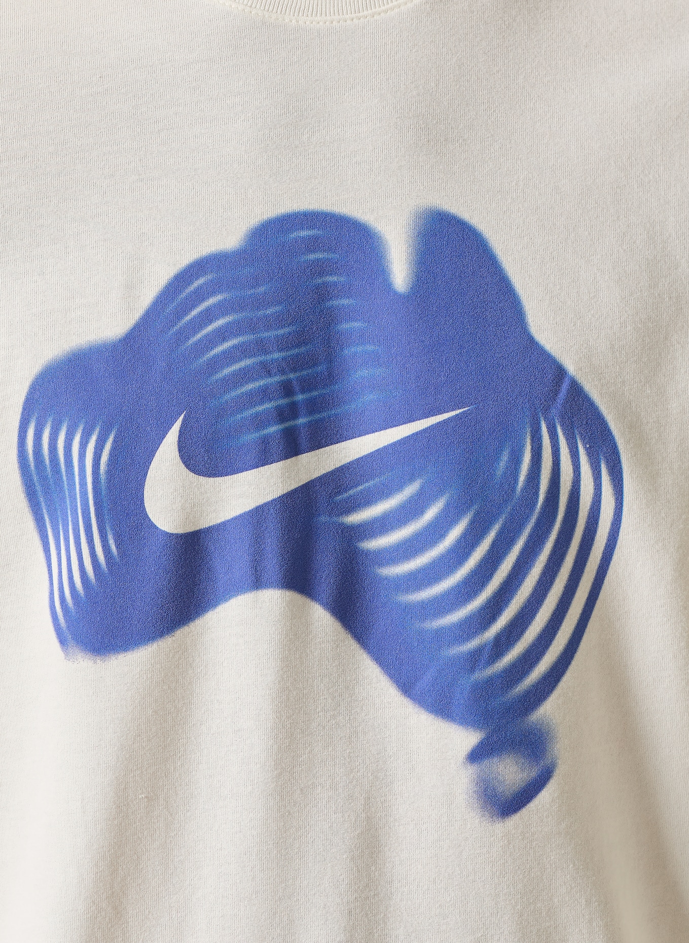 Nike T-Shirt COURT: WEISS / BLAU